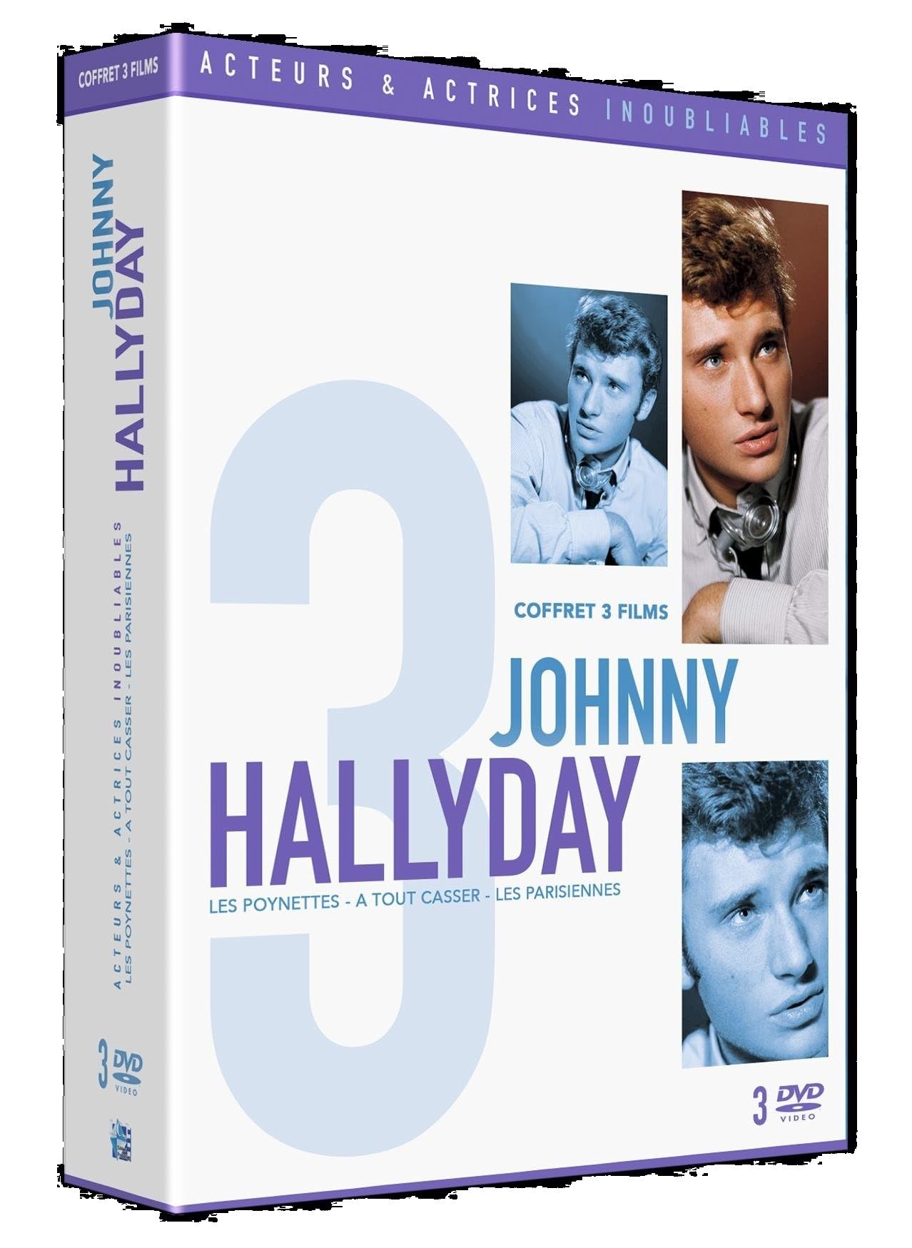 Inoubliable Johnny Hallyday-Coffret : Les Poneyttes + À Tout casser + Les Parisiennes 5051889613114