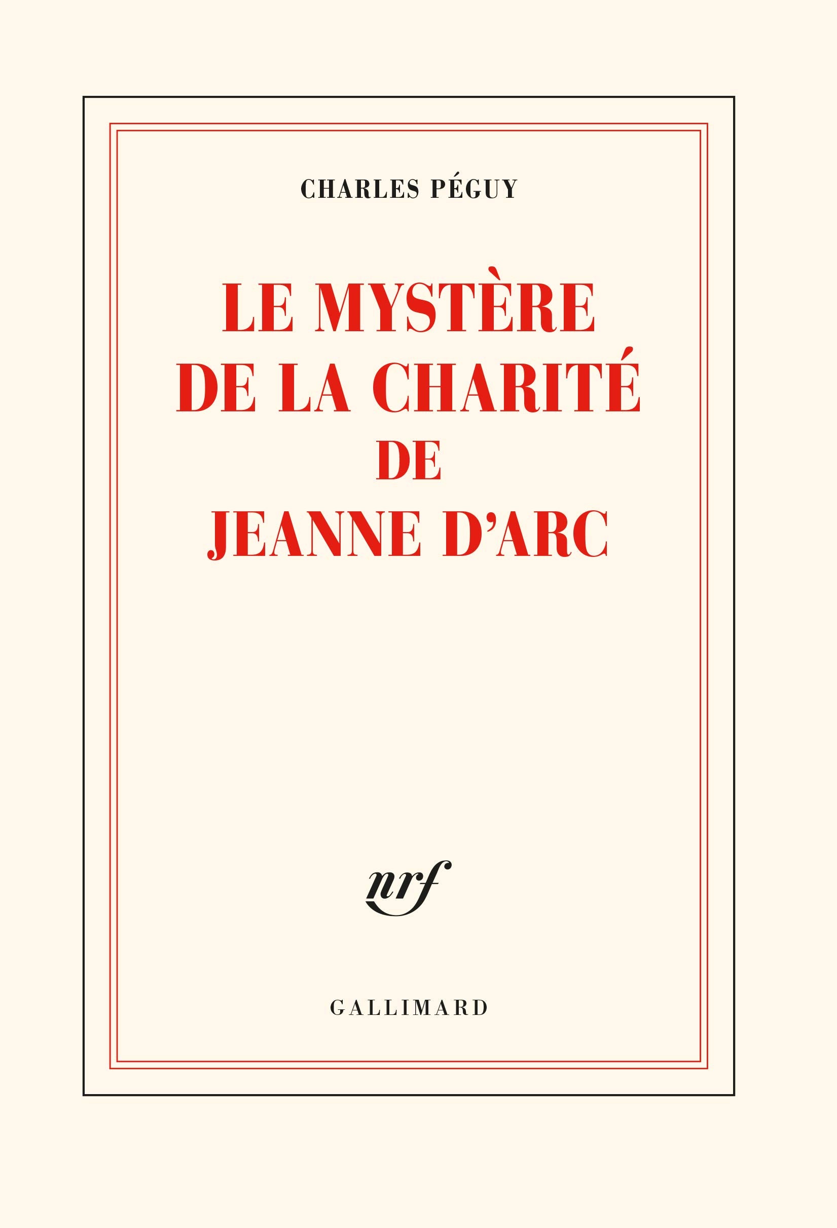 Le Mystère de la charité de Jeanne d'Arc 9782070249671