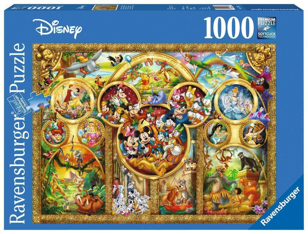 Ravensburger - Puzzle Adulte - Puzzle 1000 p - Les Plus Beaux thèmes Disney - 15266 4005556152667