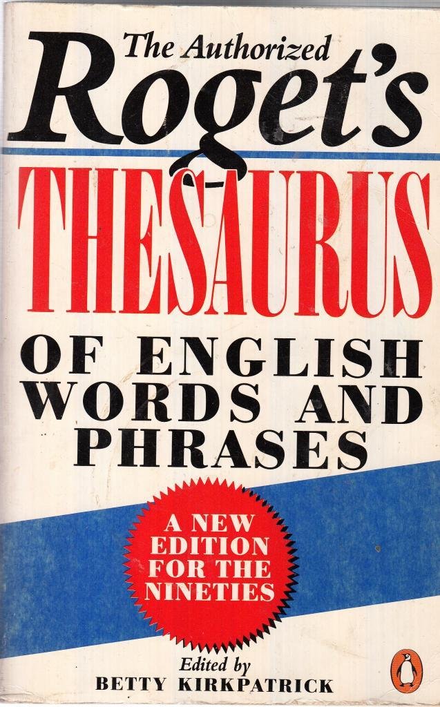 Roget's Thesaurus of English Words And Phrases 9780140512045