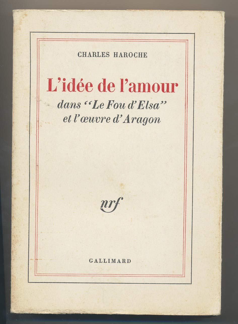 Idée de l'amour 9782070231096