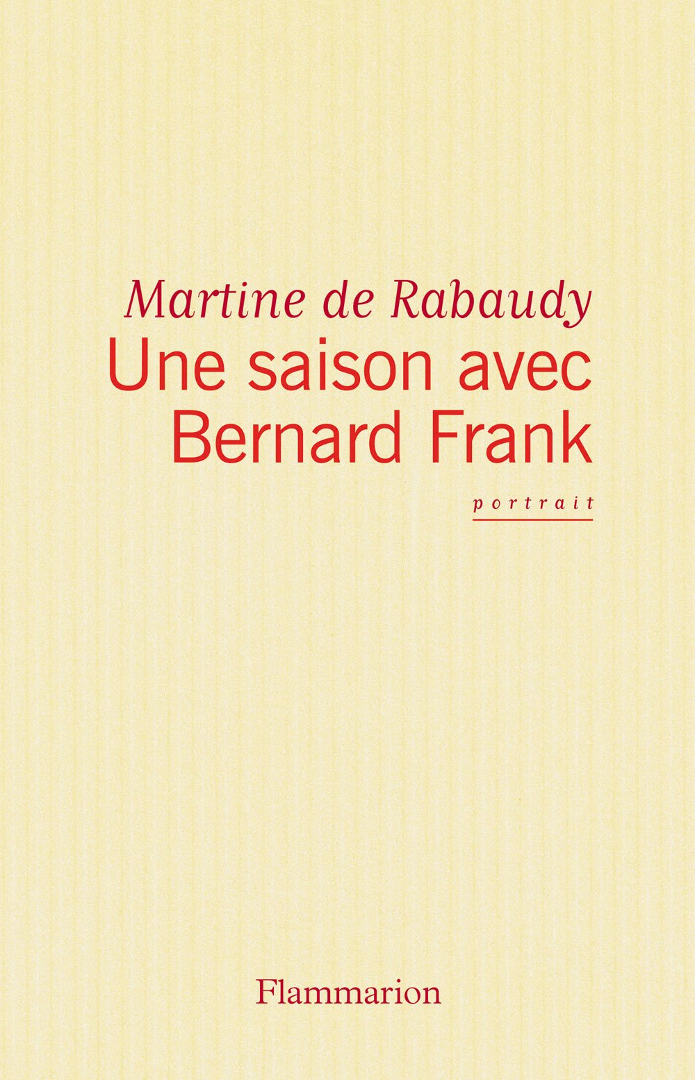 Une saison avec Bernard Frank 9782081238237