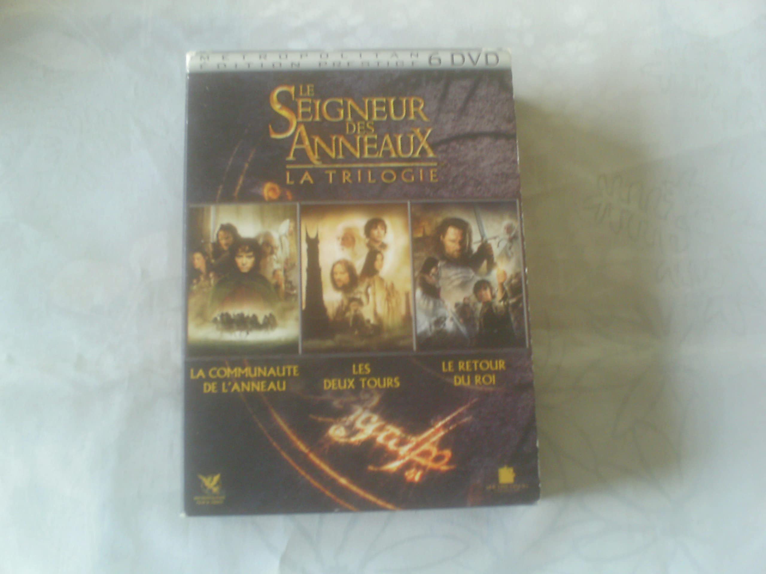 Le Seigneur des Anneaux : La Trilogie - La Communauté de l'Anneau / Les Deux Tours / Le Retour du Roi - Metroplolitan Edition Prestige (6 DVD) 3384442054133