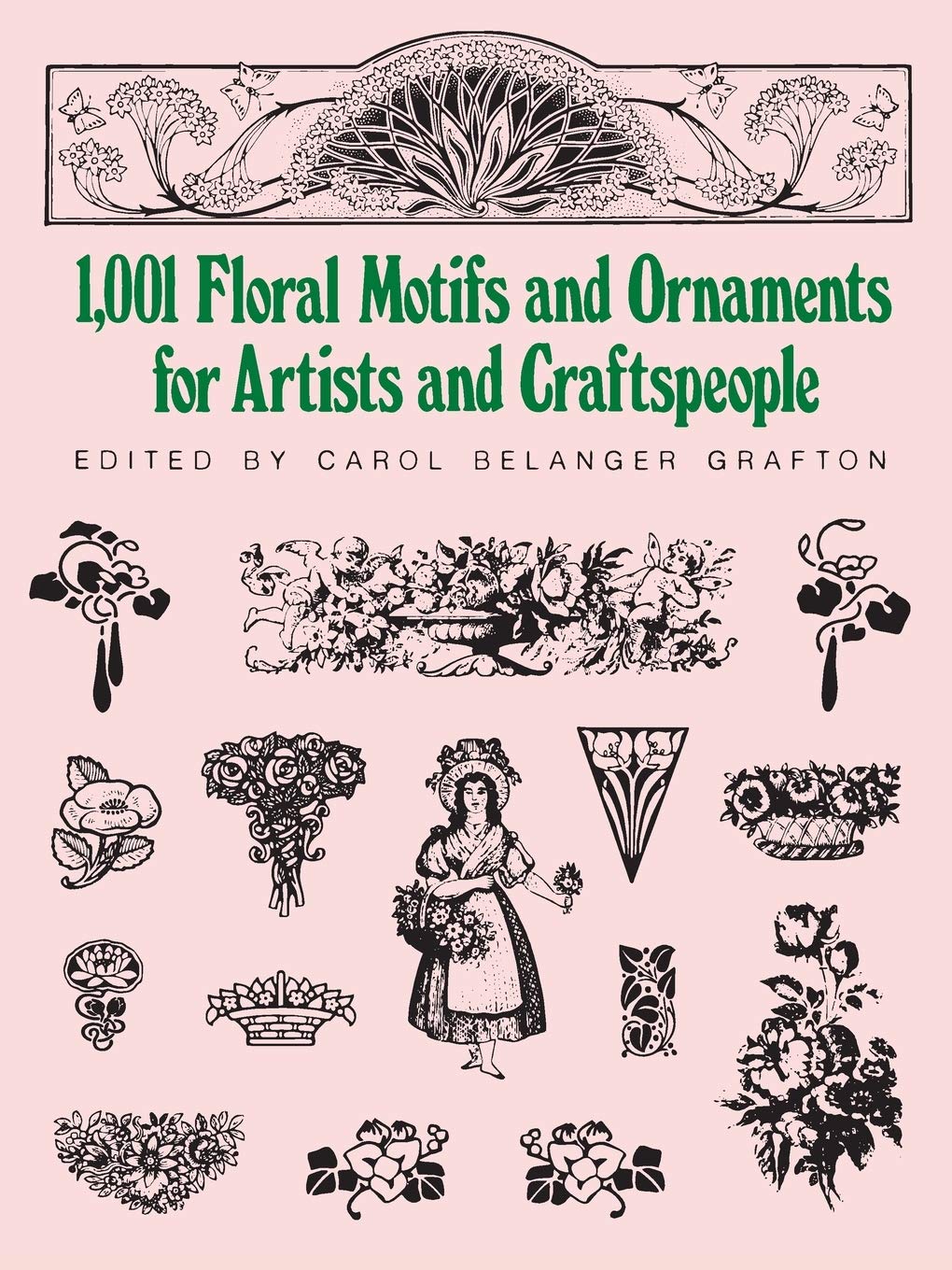 1,001 Floral Motifs and Ornaments for Artists and Craftspeople 9780486253527