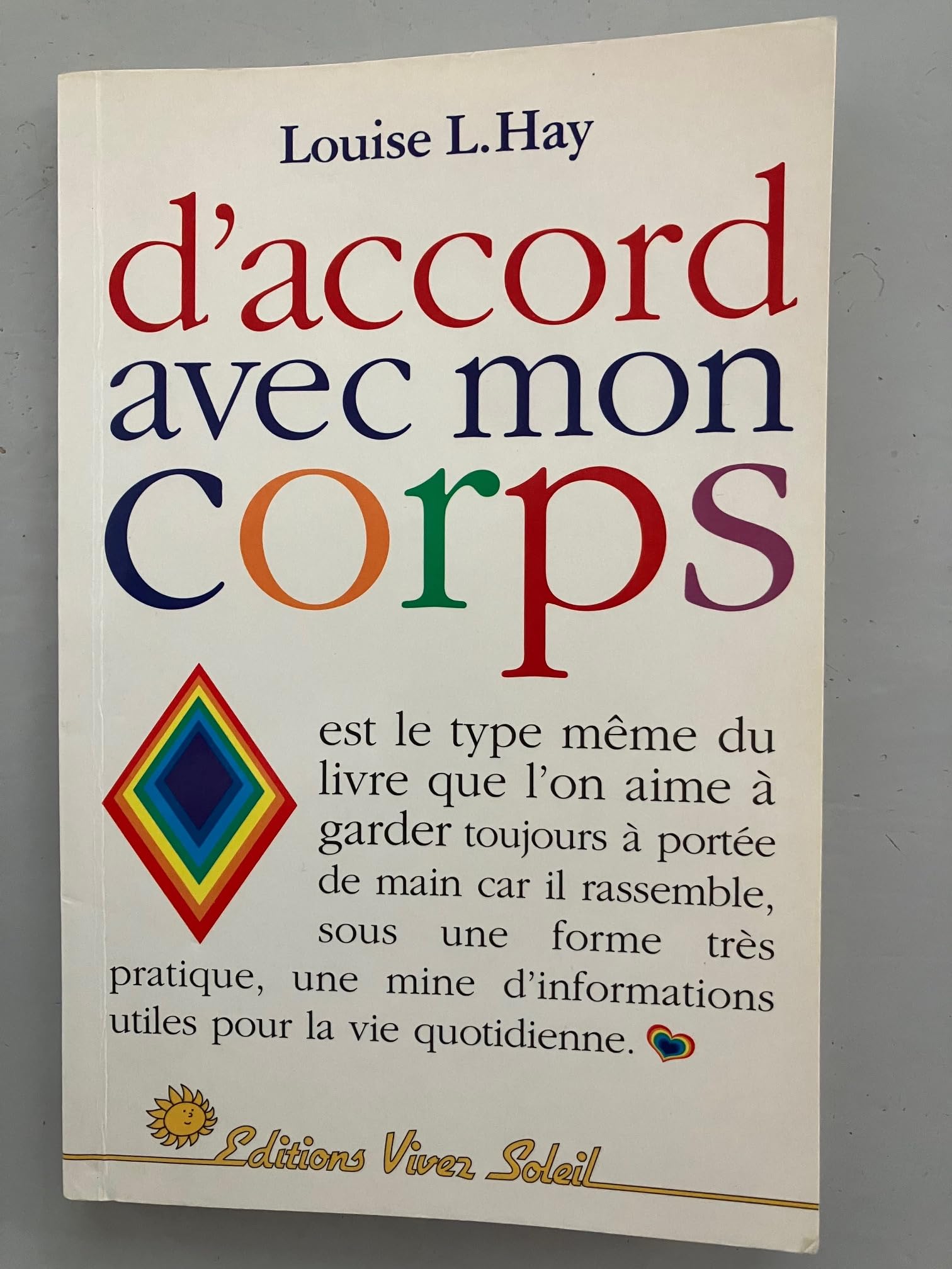 D'accord avec mon corps 9782880581145