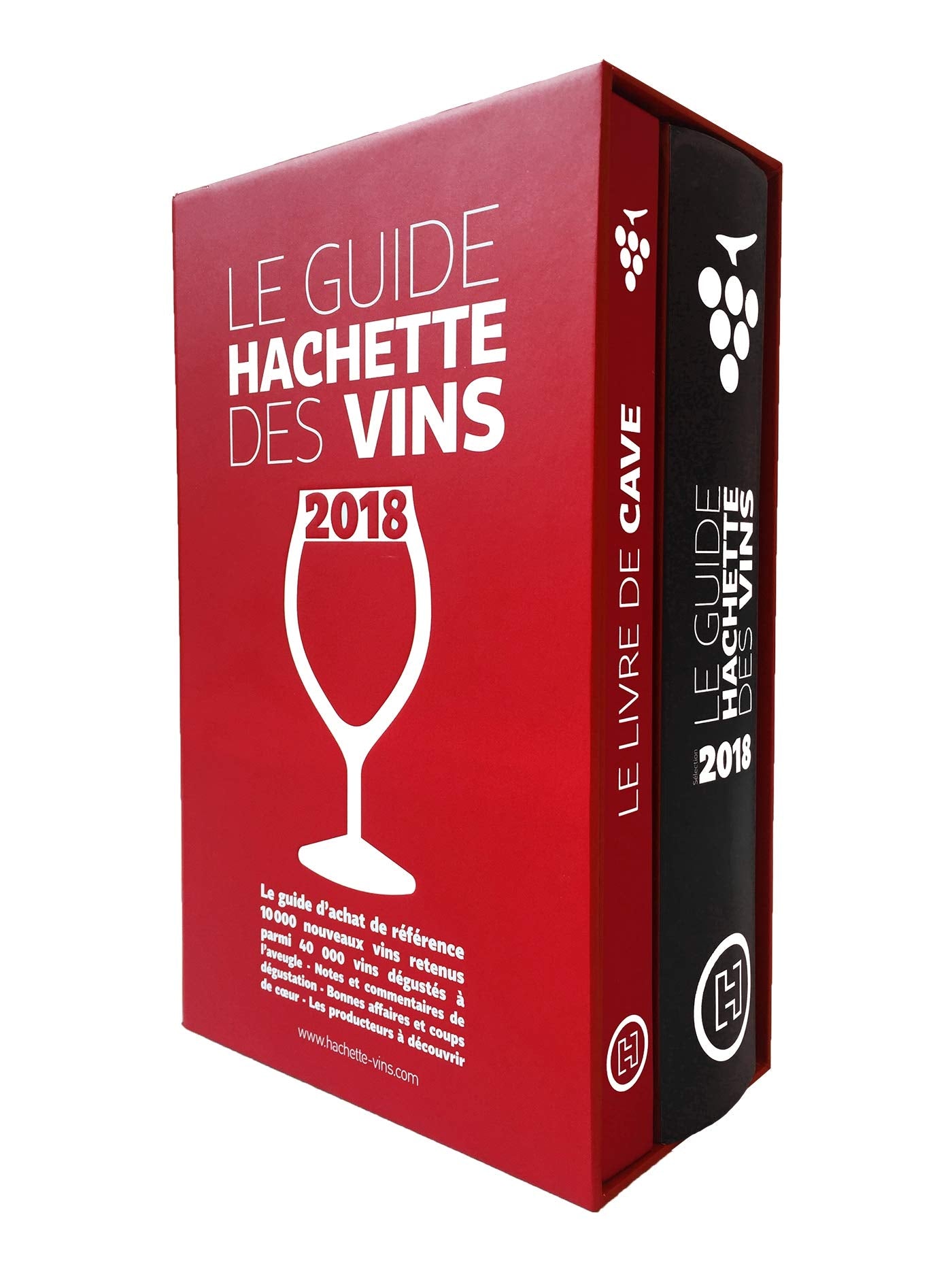 Coffret Guide Hachette des vins 2018 + livre de cave 9782013919135