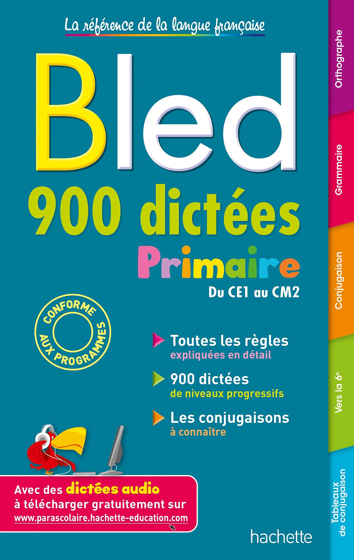 BLED 900 Dictées Primaire 9782017151029