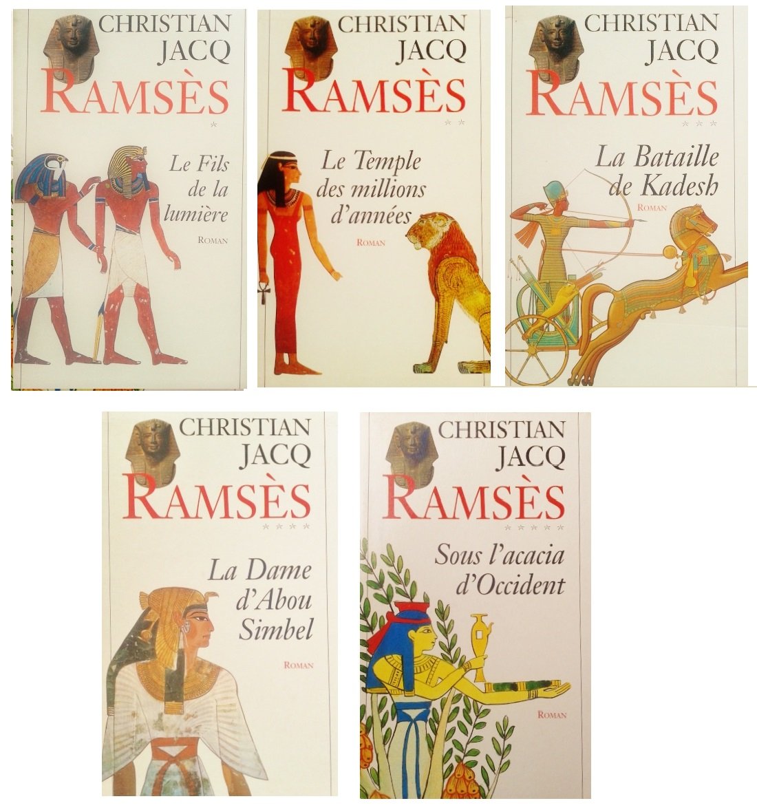 Ramsès les 5 tomes (voir descriptif) / Jacq, Christian / Réf27006