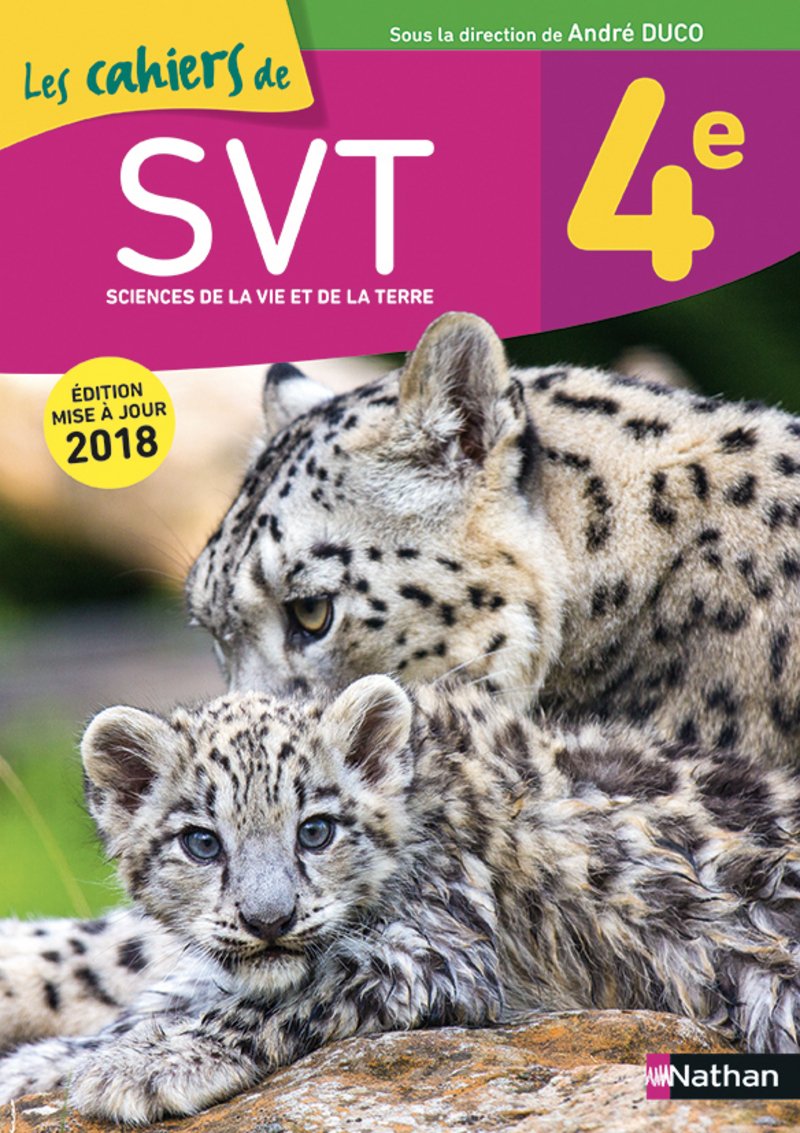 Cahier de SVT 4e 9782091719849