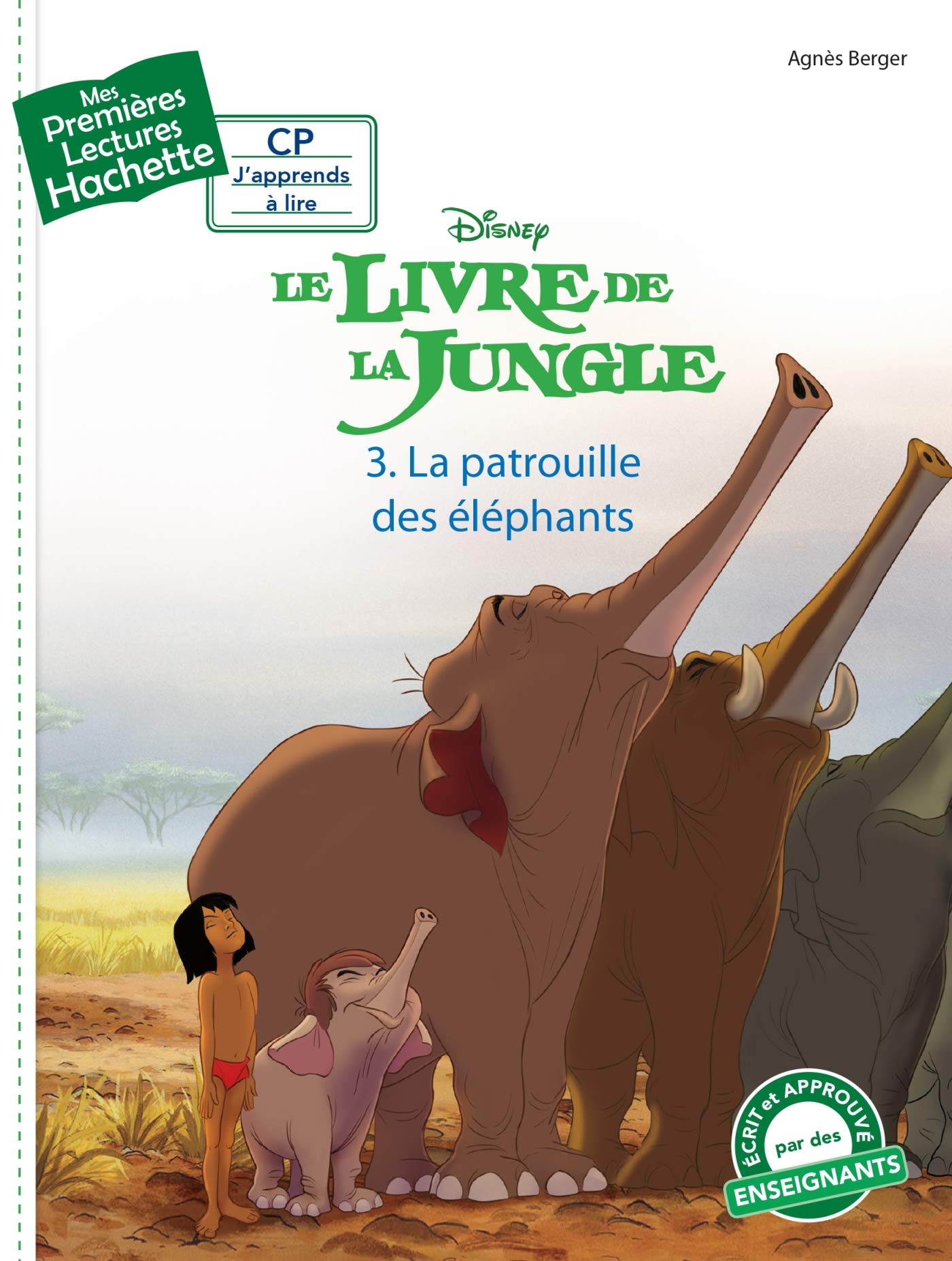 Premières lectures CP1 Le livre de la jungle - La patrouille des éléphants 9782017064022