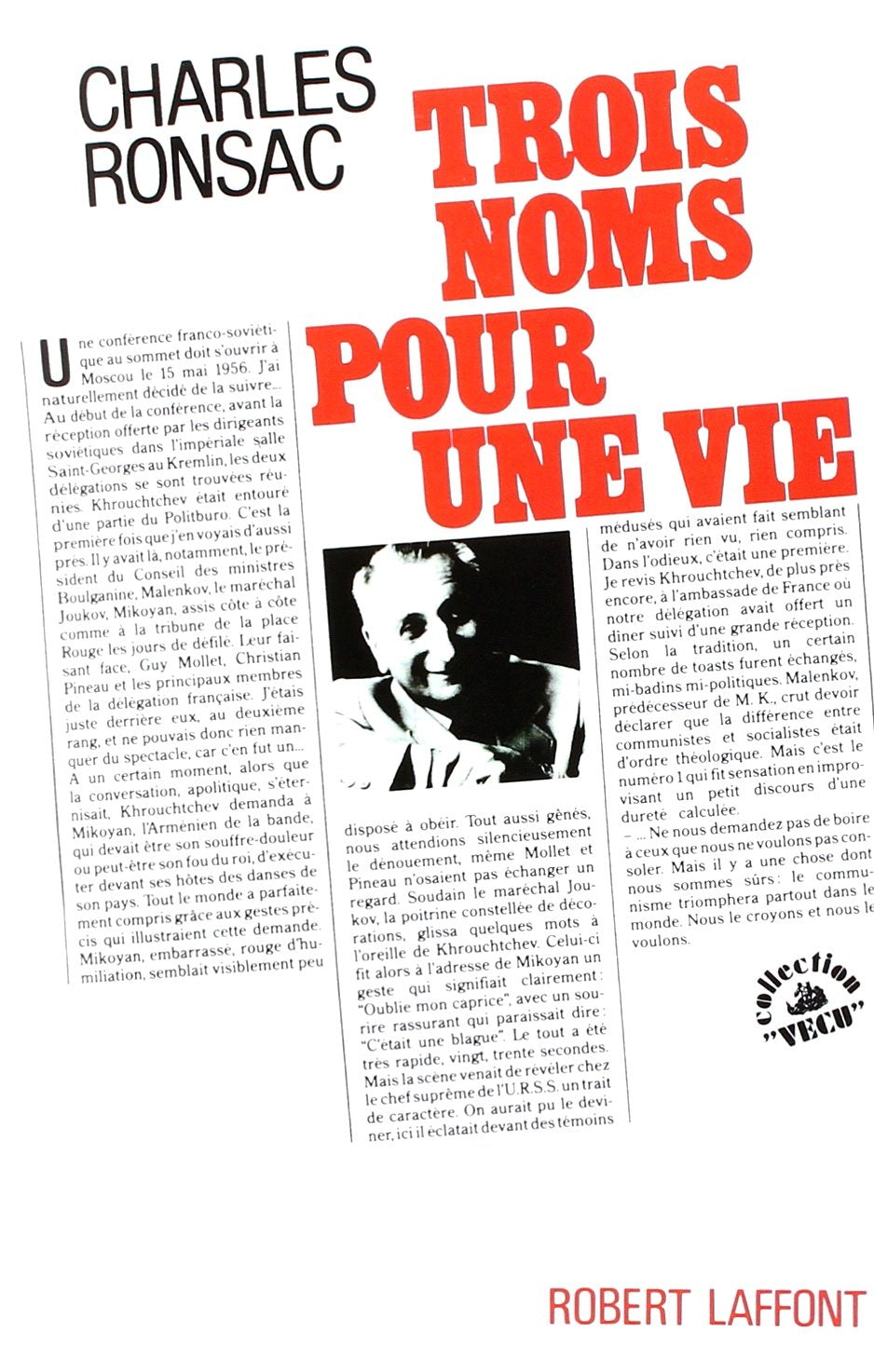 IAD - TROIS NOMS POUR UNE VIE 9782221056899