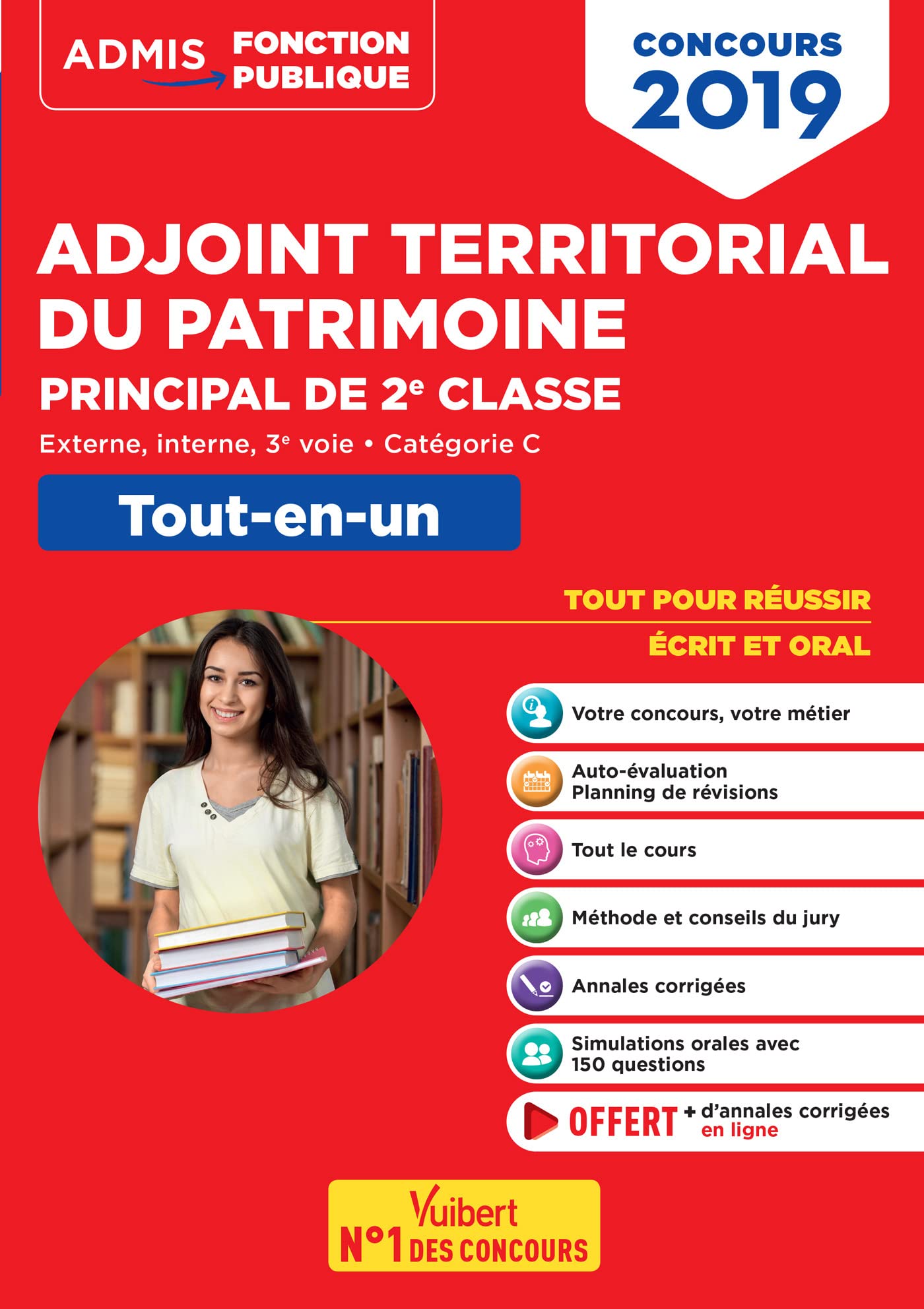 Concours Adjoint territorial du patrimoine - Catégorie C - Tout-en-un: Concours externe, interne et 3e voie - Concours 2019 9782311205510