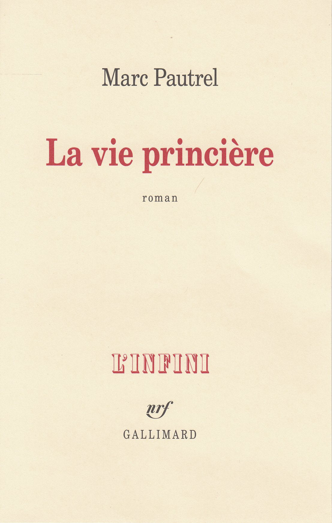 La vie princière 9782072752612