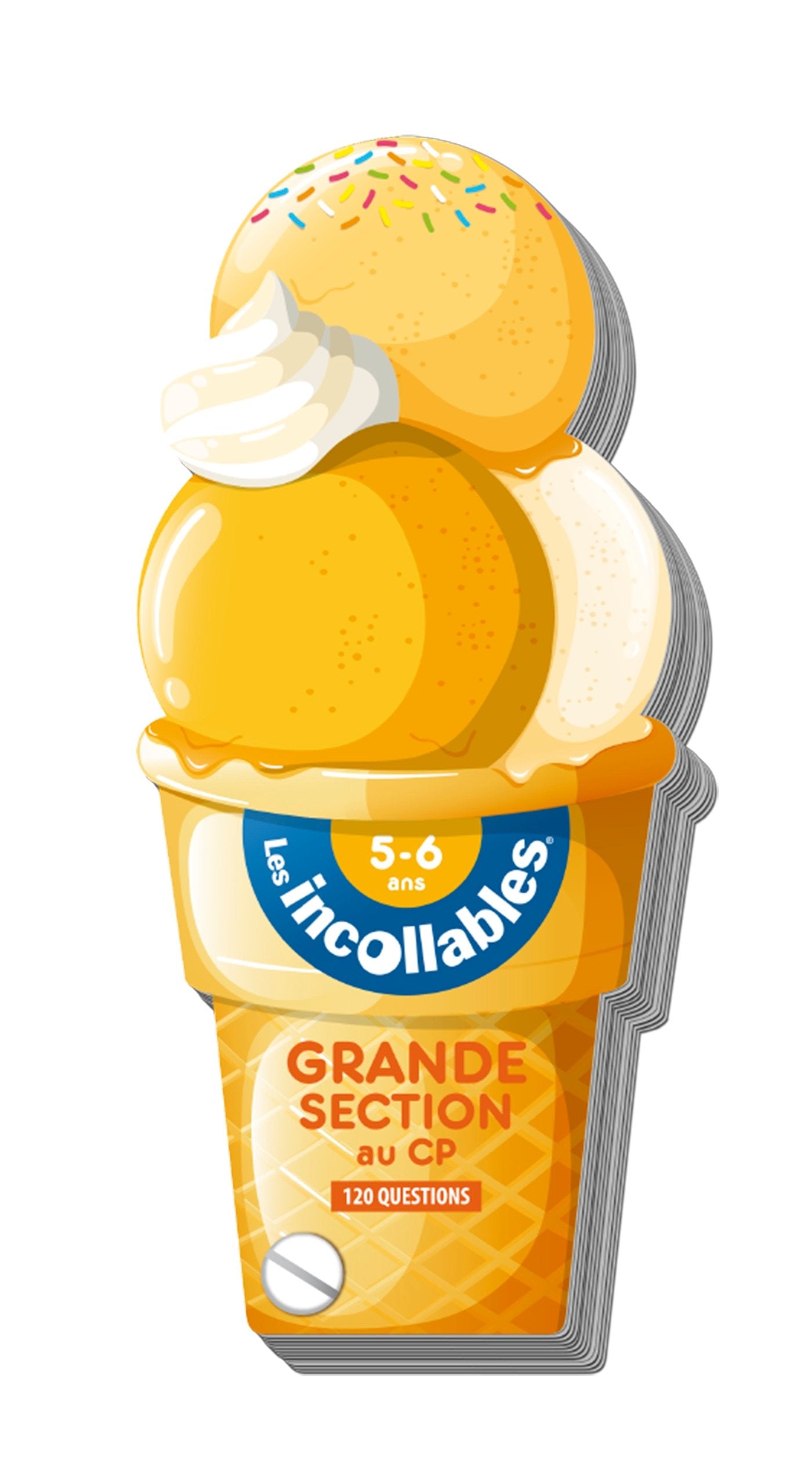 Incollables - Glace Grande section à CP - Cahier de vacances 9782809655421