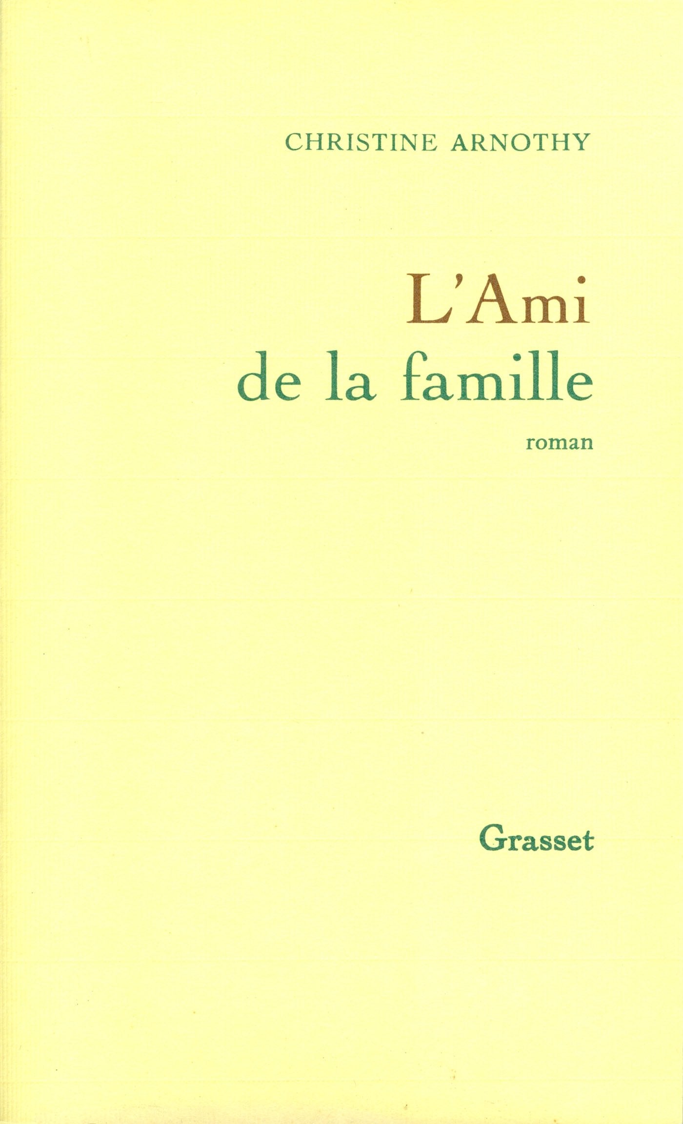 L'ami de la famille 9782246336310