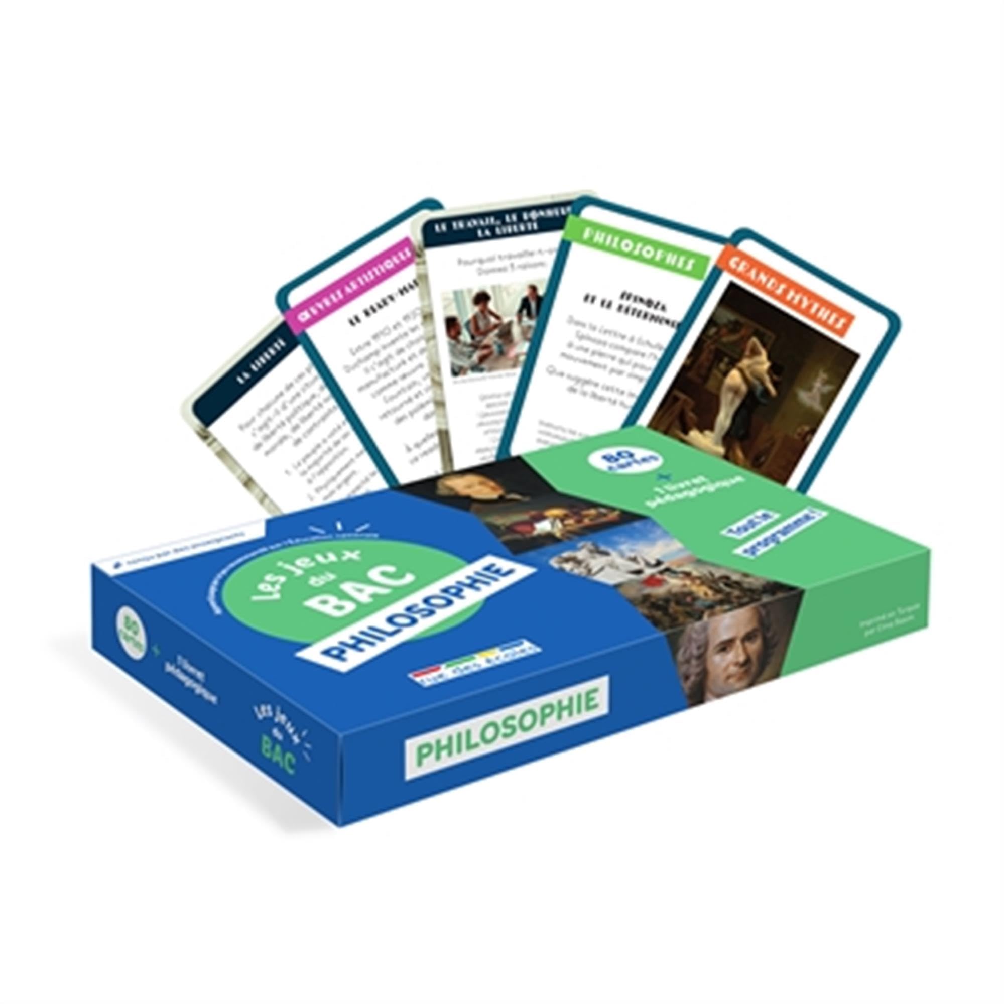 Les jeux du Bac Philosophie: 80 cartes + 1 livret pédagogique 9782820815613