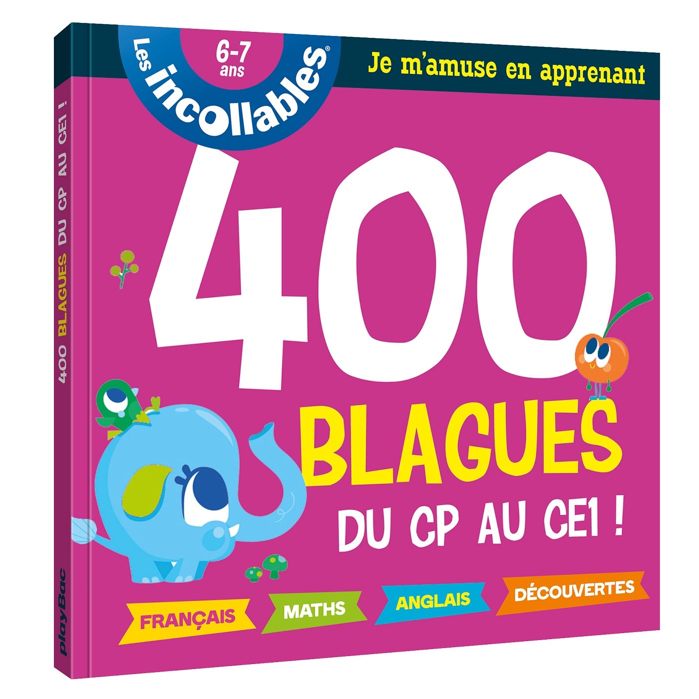 Incollables - Blagues pour réviser du CP au CE1 - Cahier de vacances 9782809658224