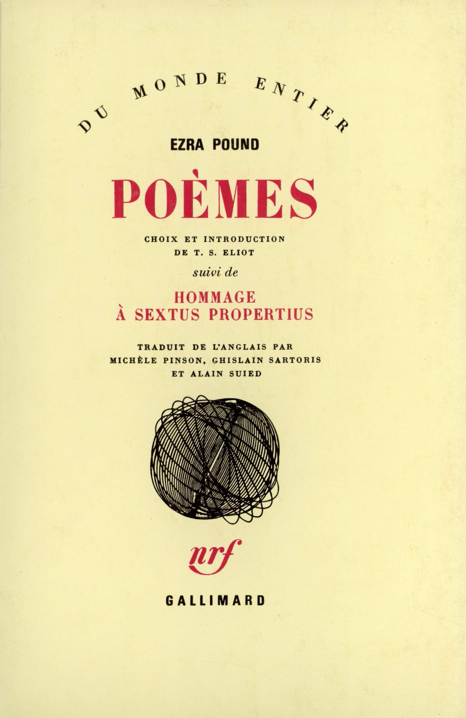 Poèmes / Hommage à Sextus Propertius 9782070704958