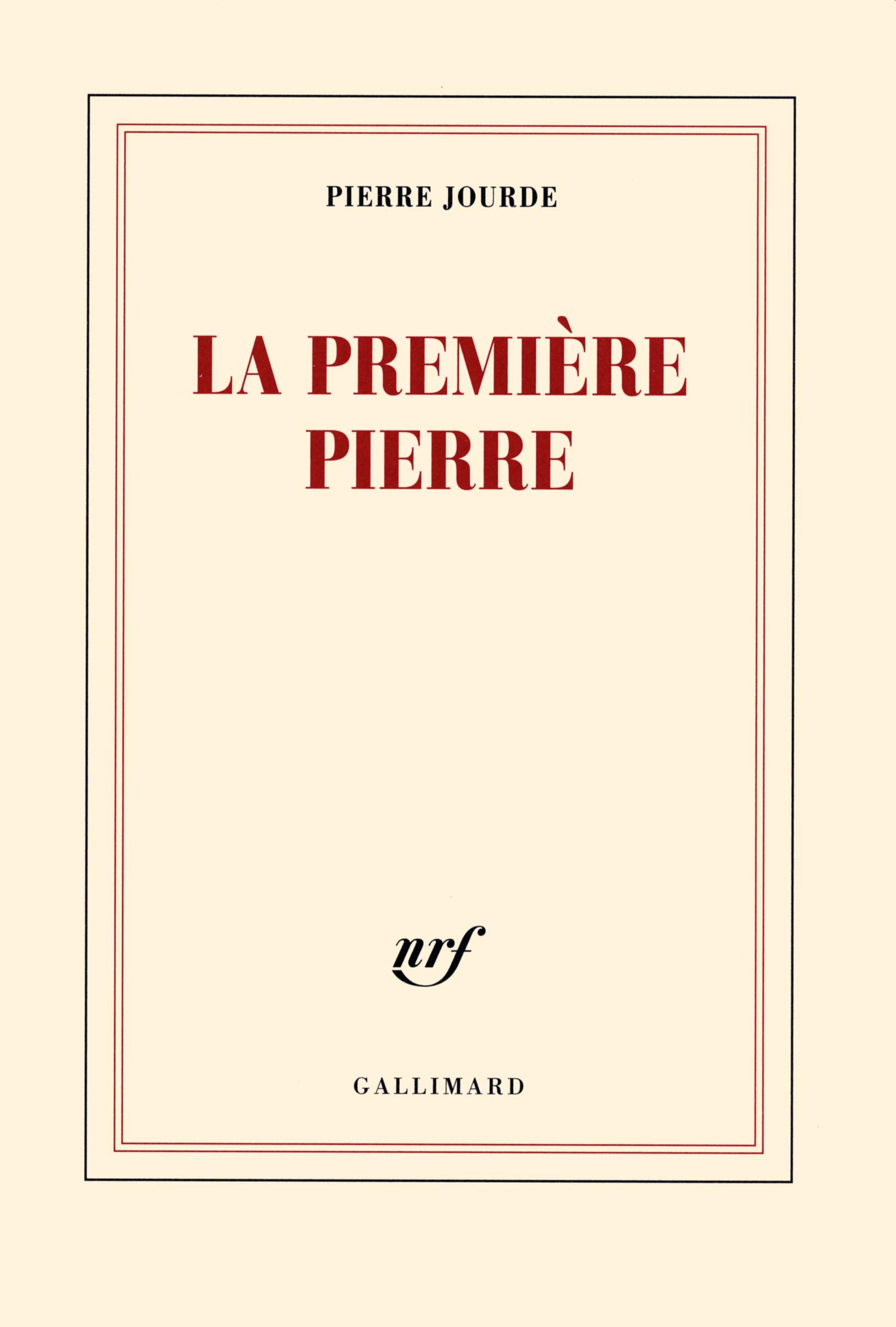La première pierre 9782070142156