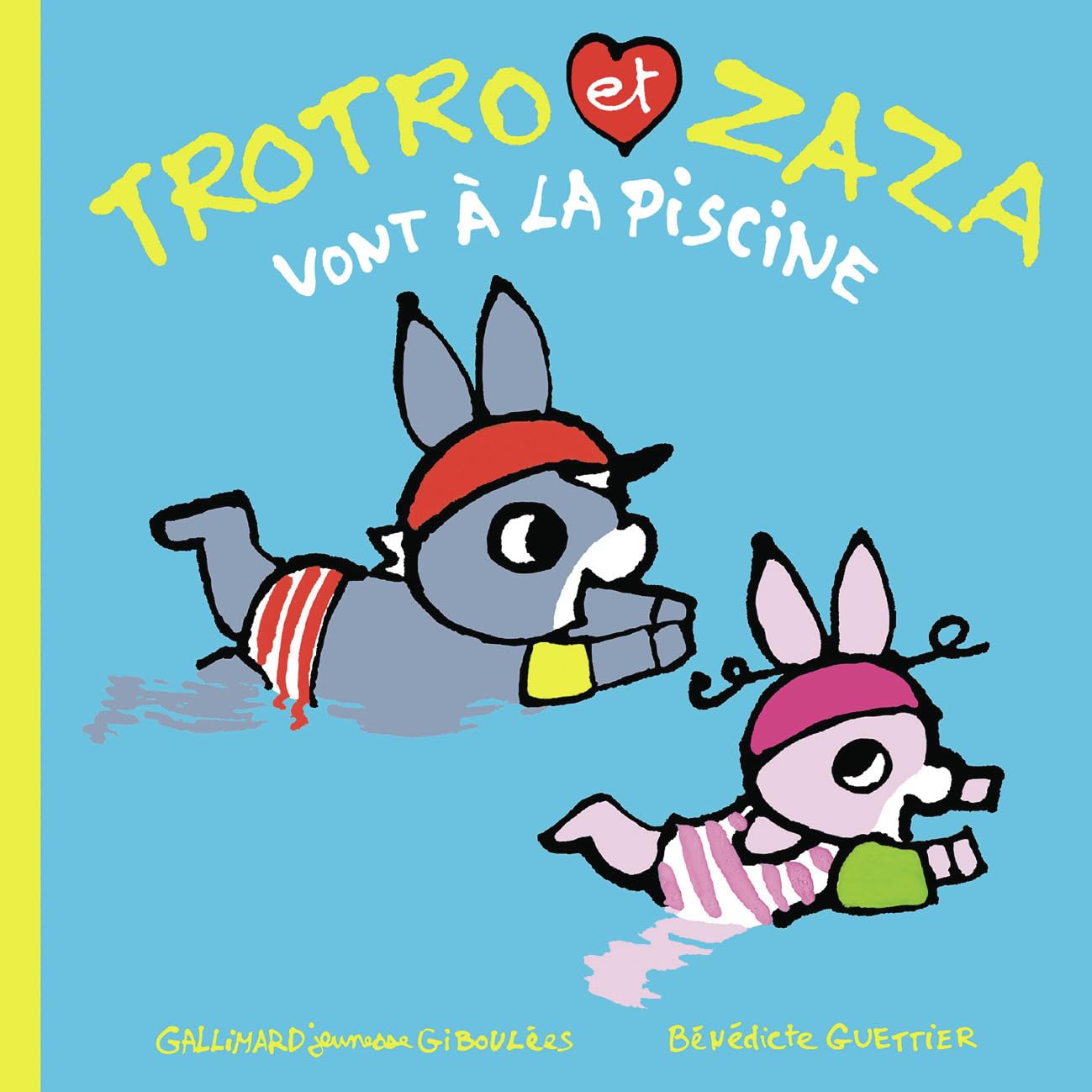 Trotro et Zaza vont à la piscine 9782075217804
