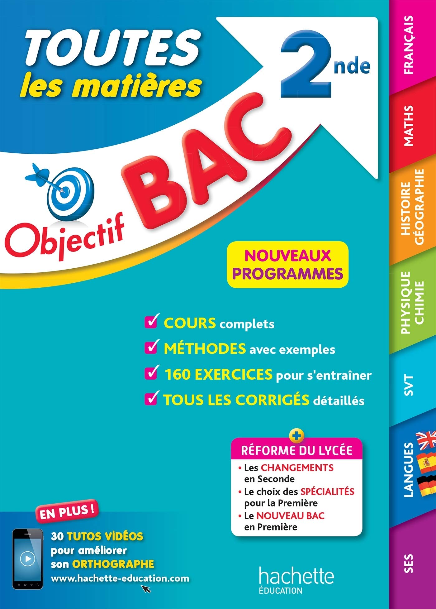 Objectif BAC Toutes les matières 2nde 9782017081623