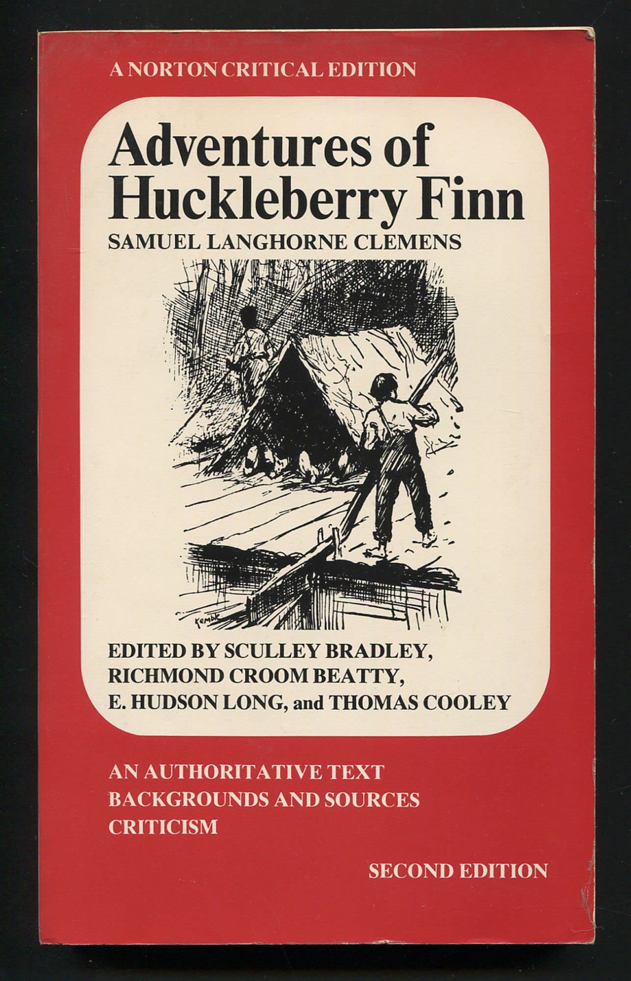 Adventures of Huckleberry Finn: An Authoritative Text, Backgrounds and Sources, Criticism 9780393091465