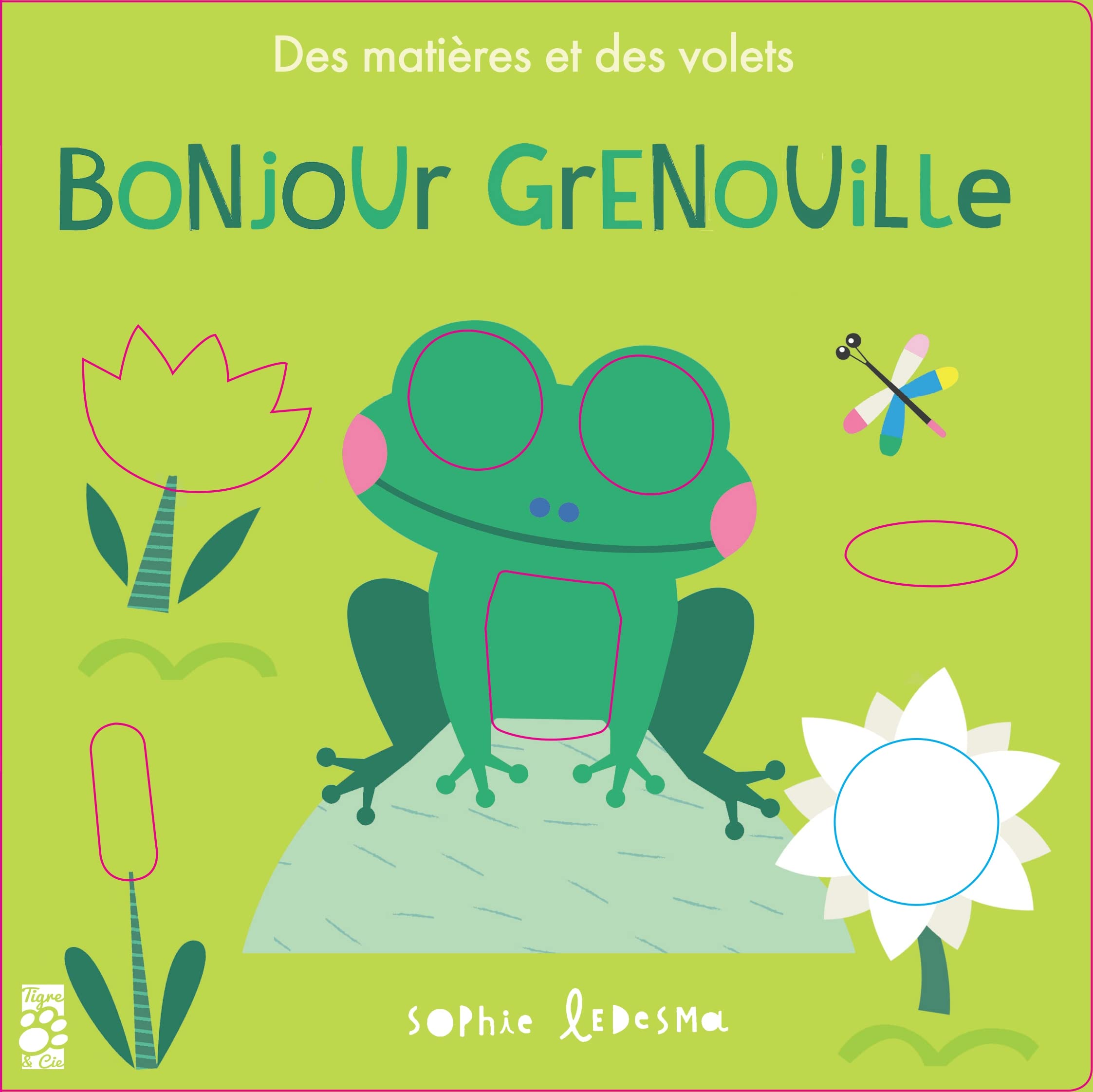 Bonjour Grenouille - Des matières et des volets 9782381750460