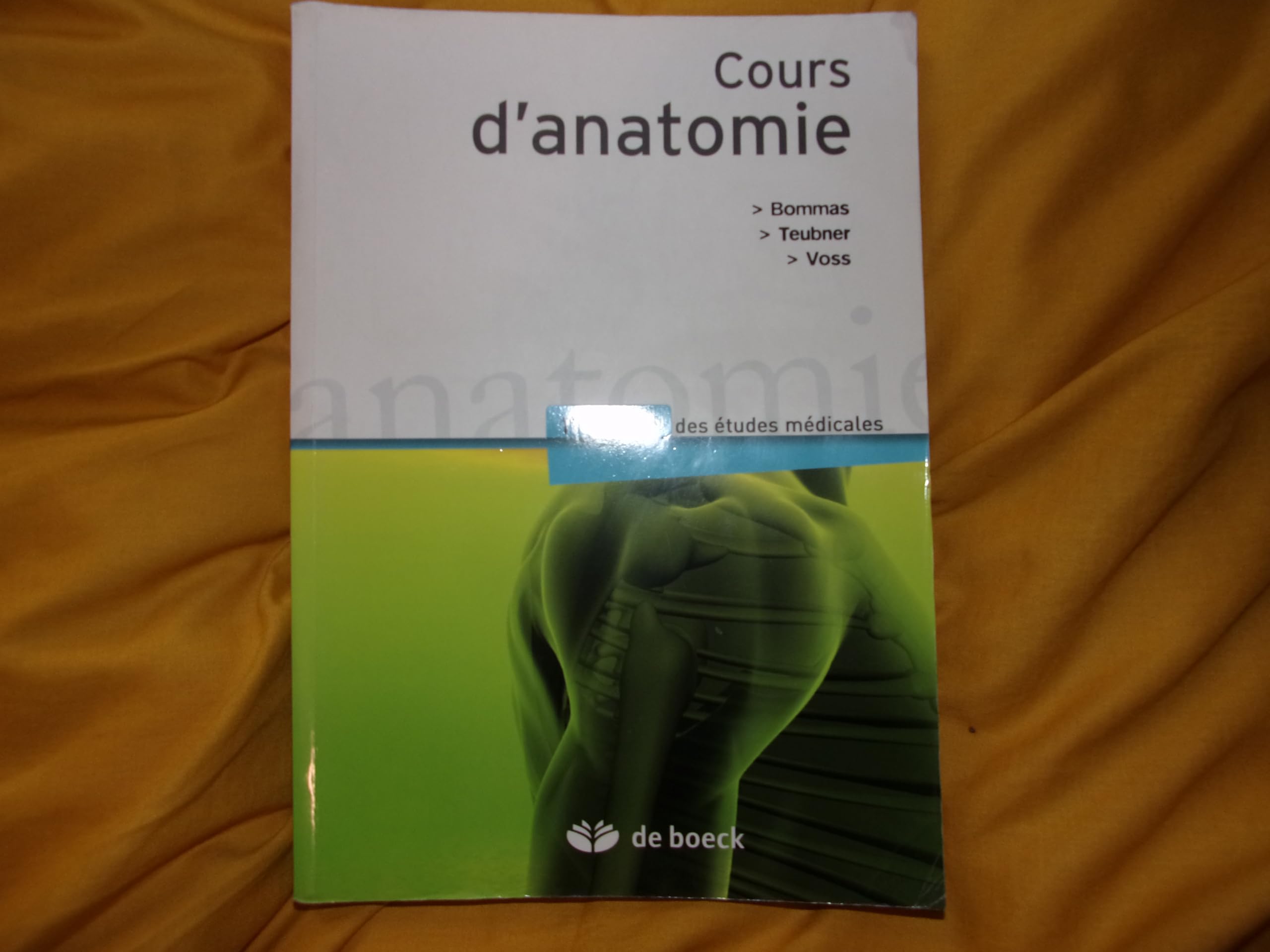 Cours d'anatomie: Premier cycle des études médicales 9782804156879