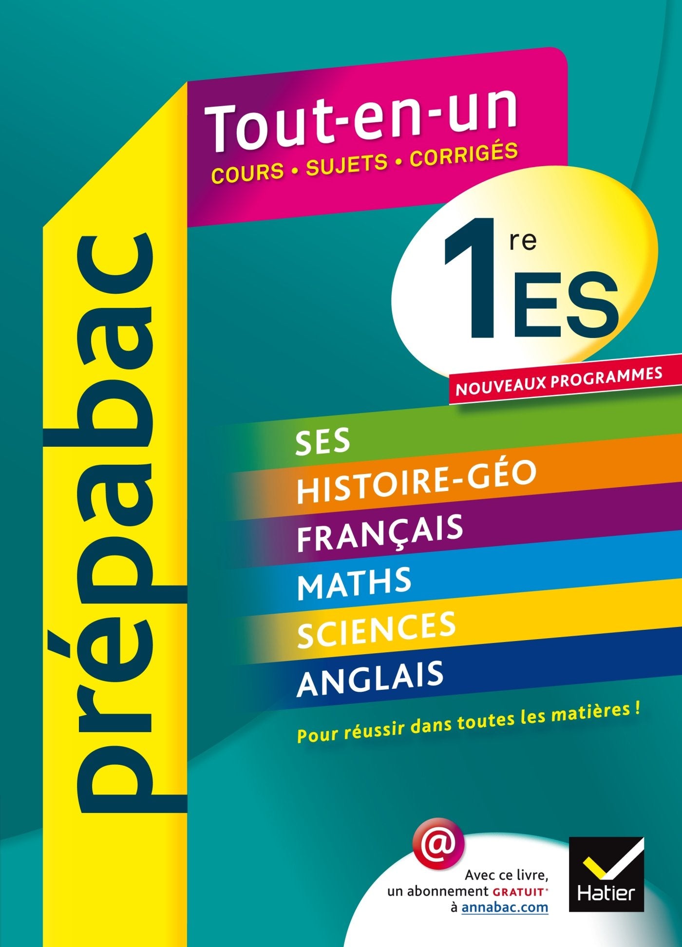 Prépabac Tout-en-un 1e ES 9782218969027