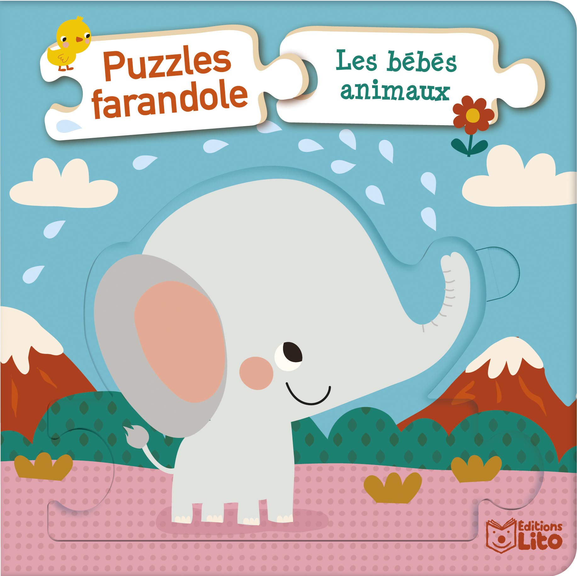 Puzzles farandole : Les bébés animaux - Dès 10 mois 9782244367767
