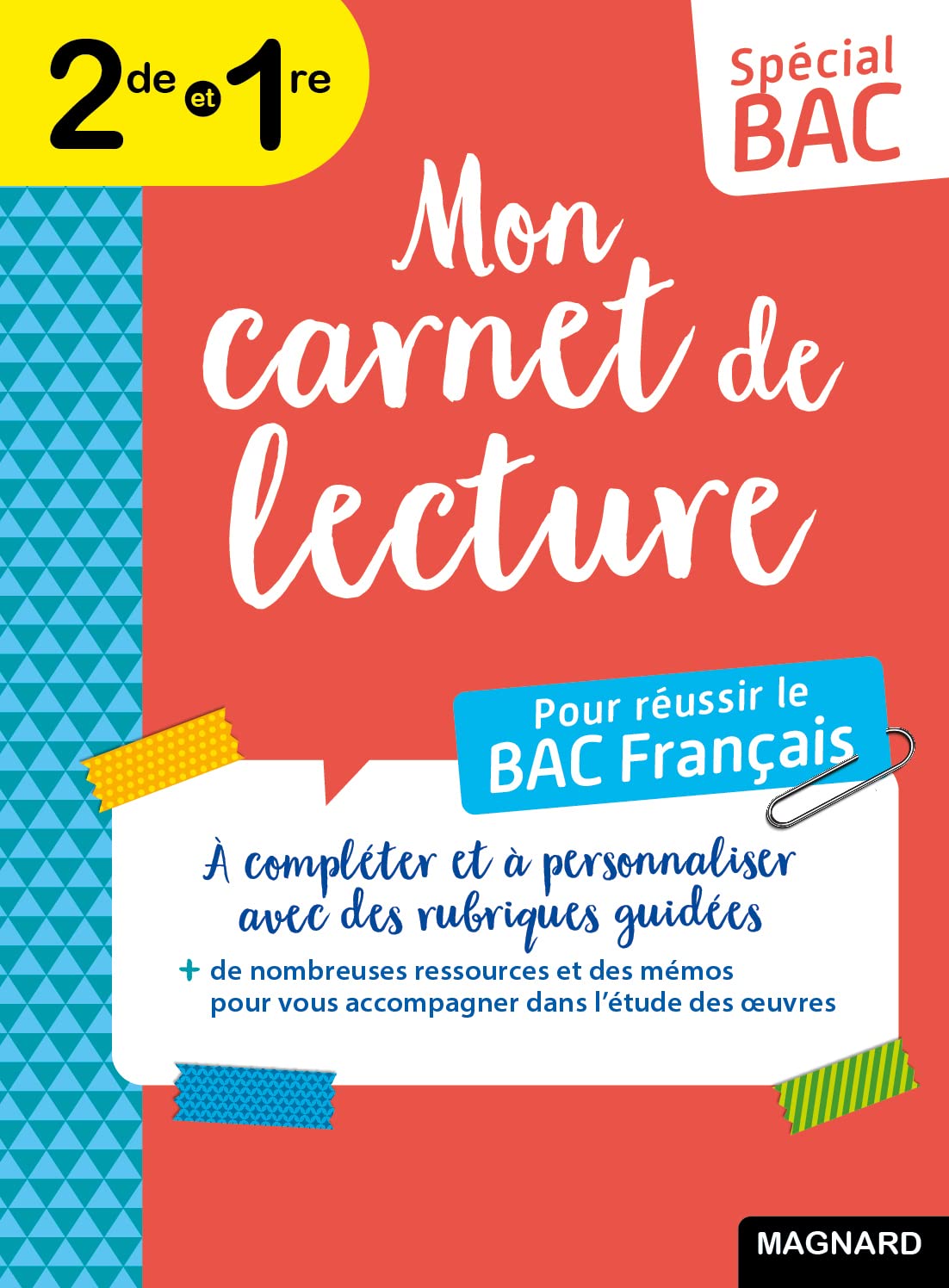 Spécial Bac Mon carnet de lecture Bac Français 2025: Toutes mes lectures en un seul carnet ! 9782210774650