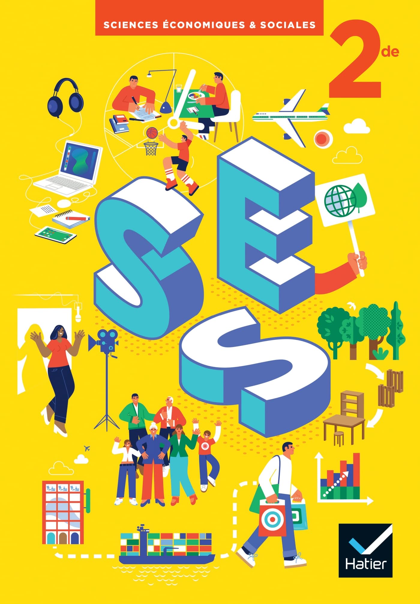SES Sciences économiques et sociales 2de - Ed. 2022 - Livre élève 9782401085886