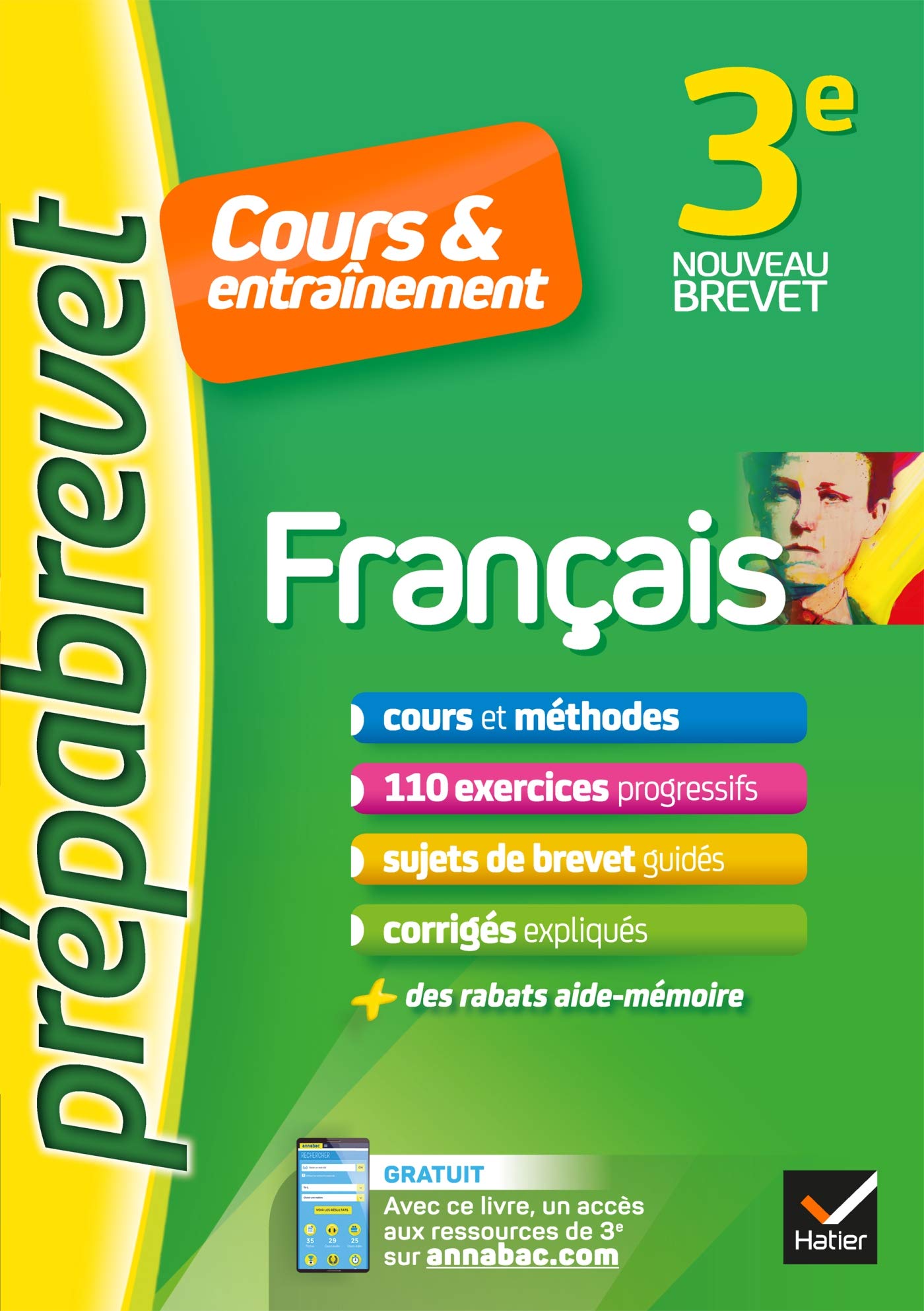 Français 3e - Prépabrevet Cours & entraînement: cours, méthodes et exercices progressifs 9782401047242