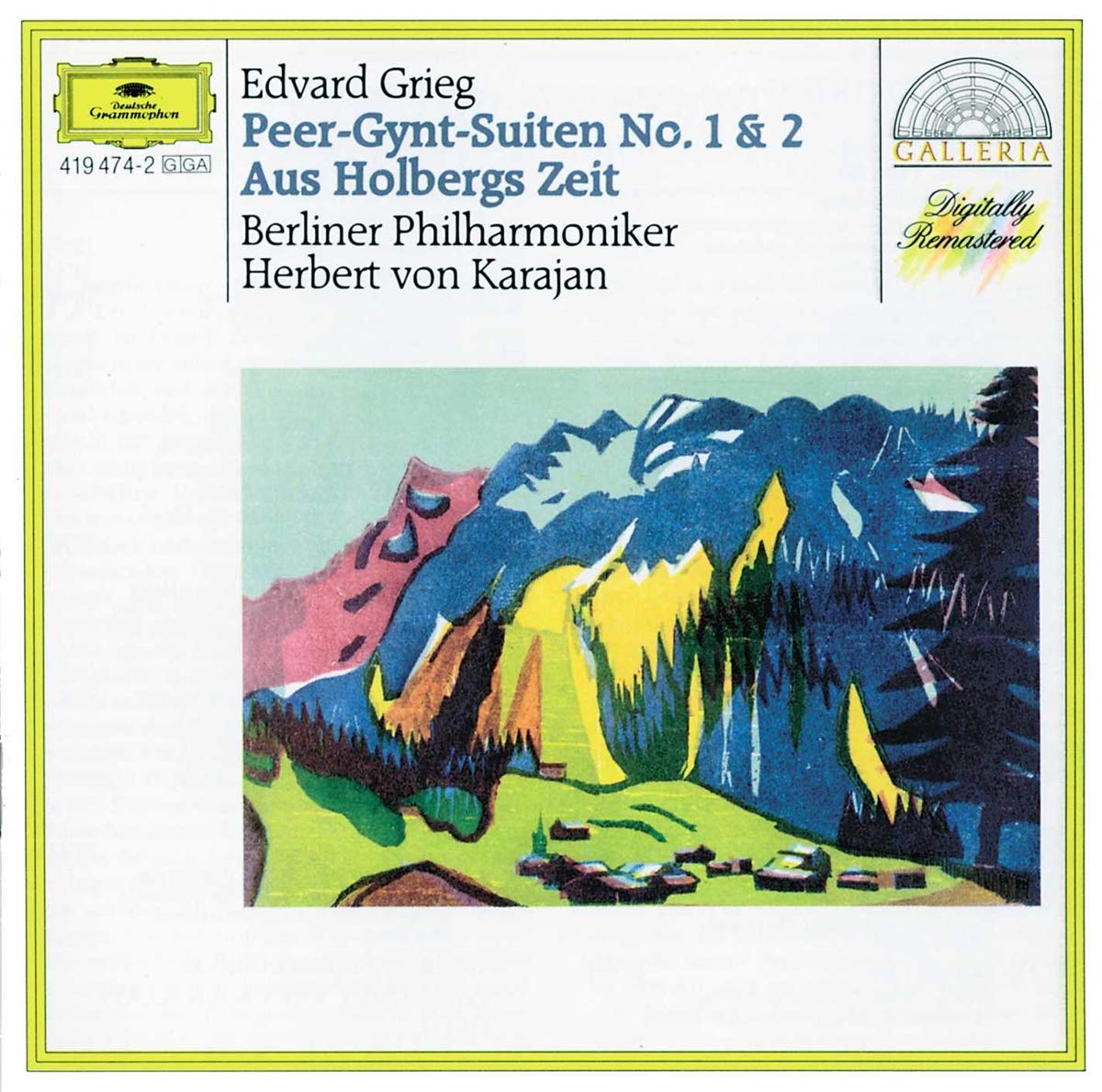 Grieg : Peer Gynt (Suite 1 & 2) - Au temps de Holberg - Sigurd Jorsalfar 0028941947420