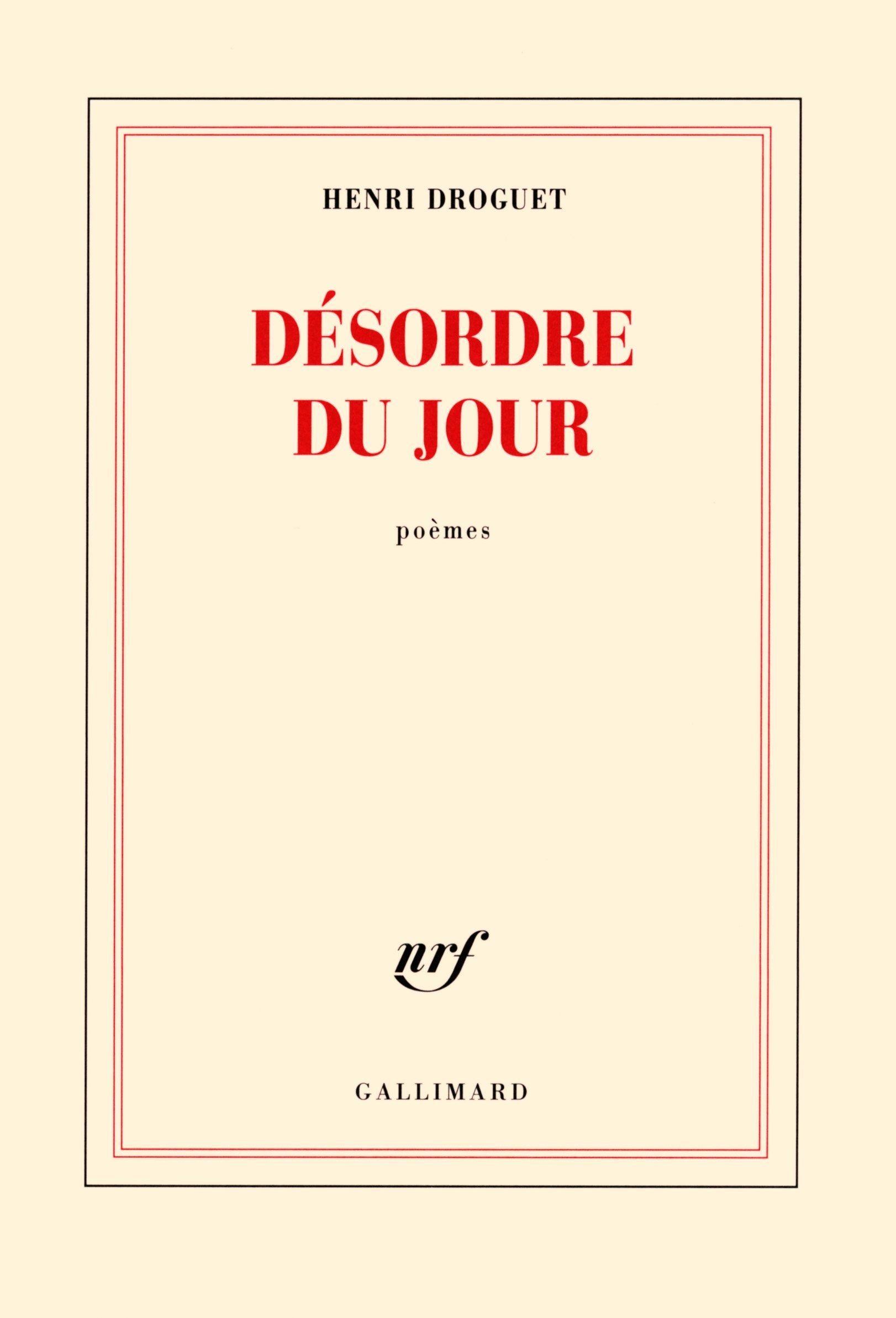 Désordre du jour 9782070197538