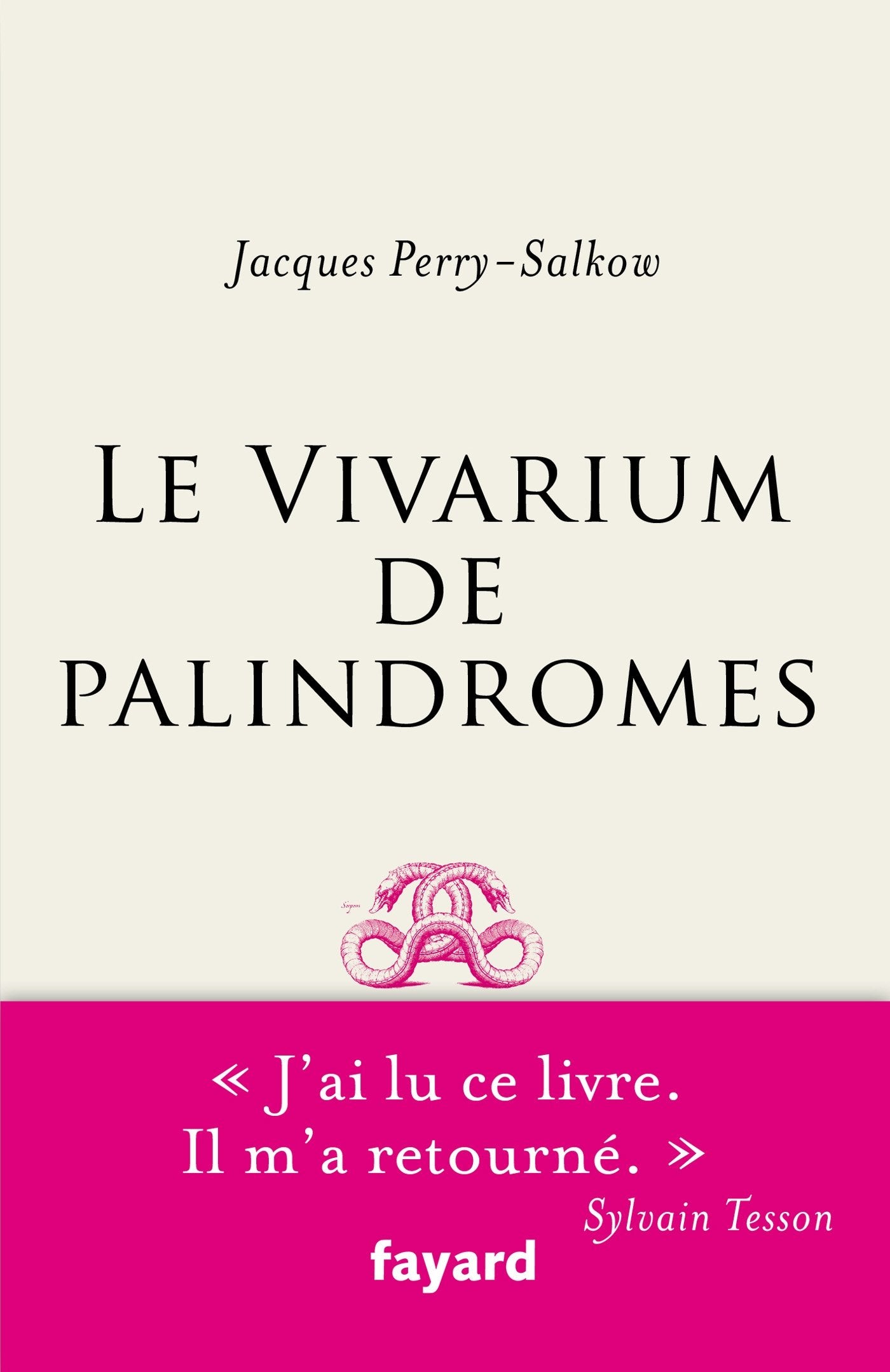 Le Vivarium de palindromes 9782213704715