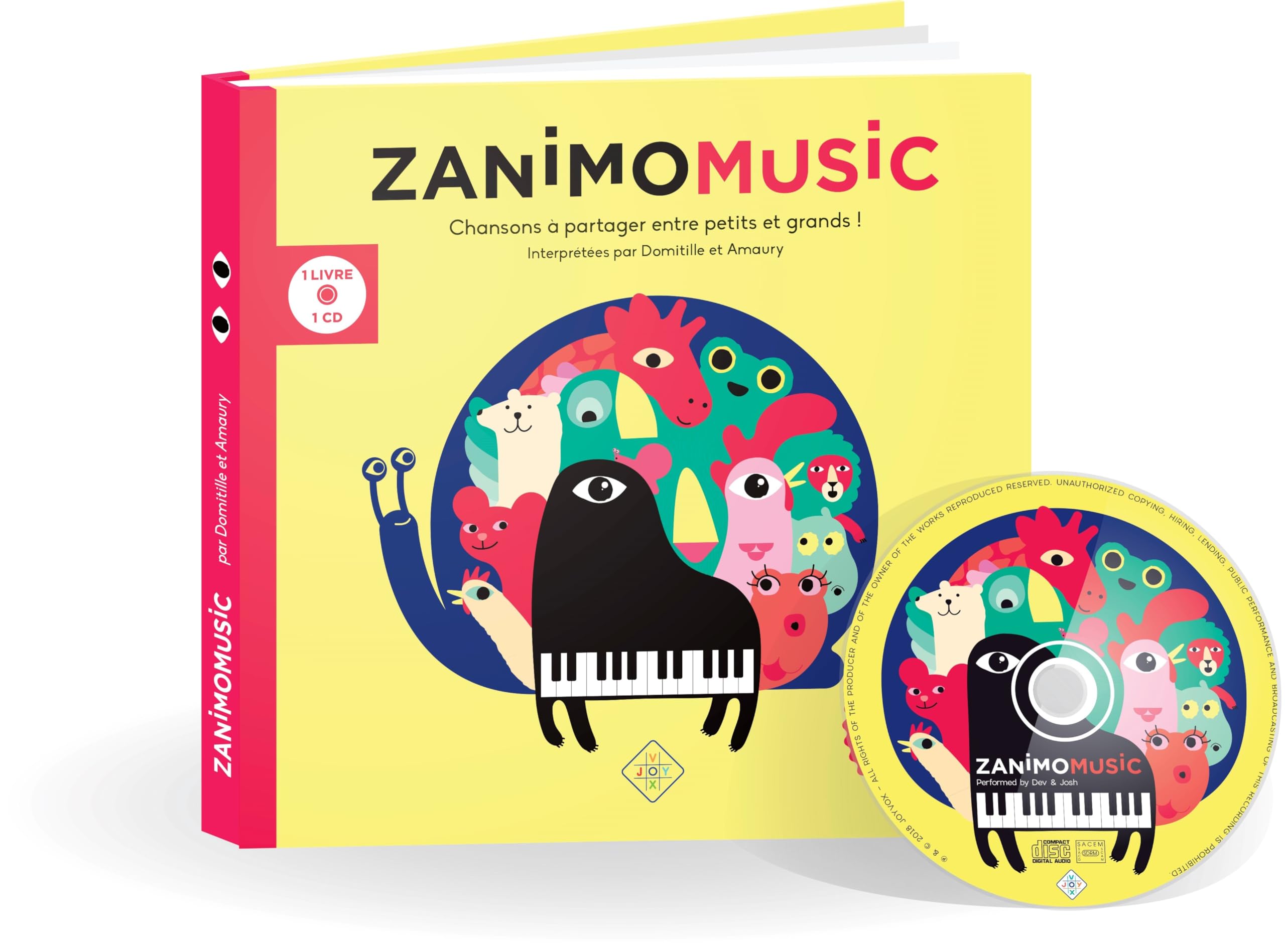 ZANIMOMUSIC : Chansons à partager entre petits et grands 9782490066001