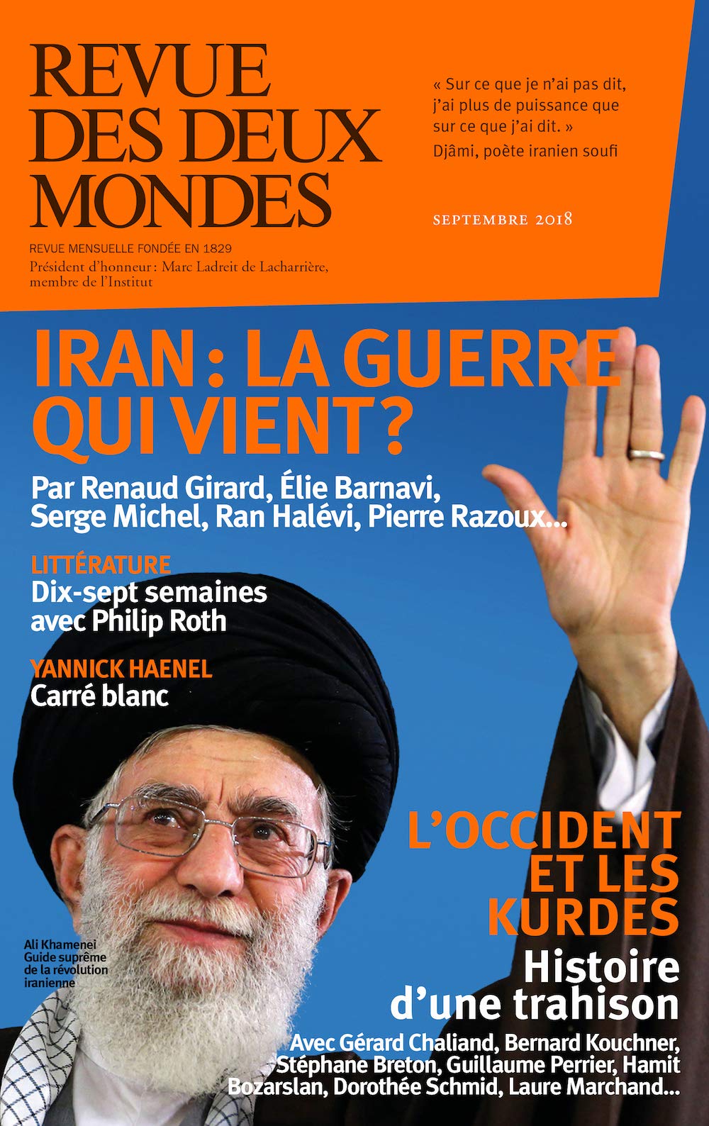 Revue des deux mondes septembre 2018 - les kurdes 9782356501769