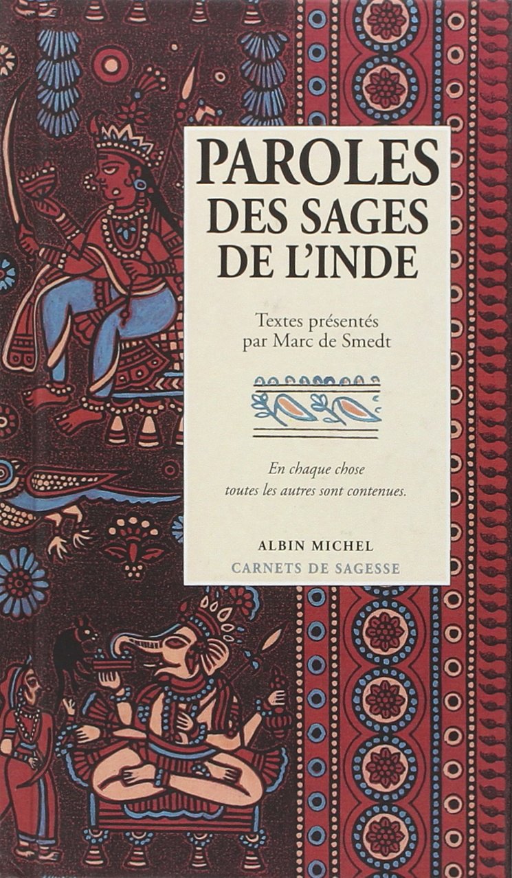 Paroles des sages de l'Inde 9782226089991