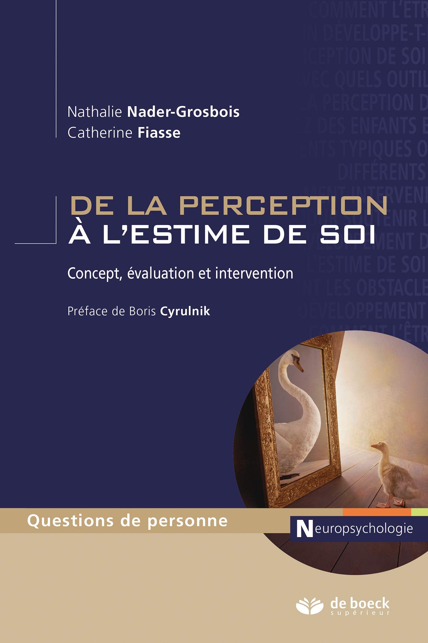 De la perception à l'estime de soi: Concept, évaluation et intervention 9782807300194