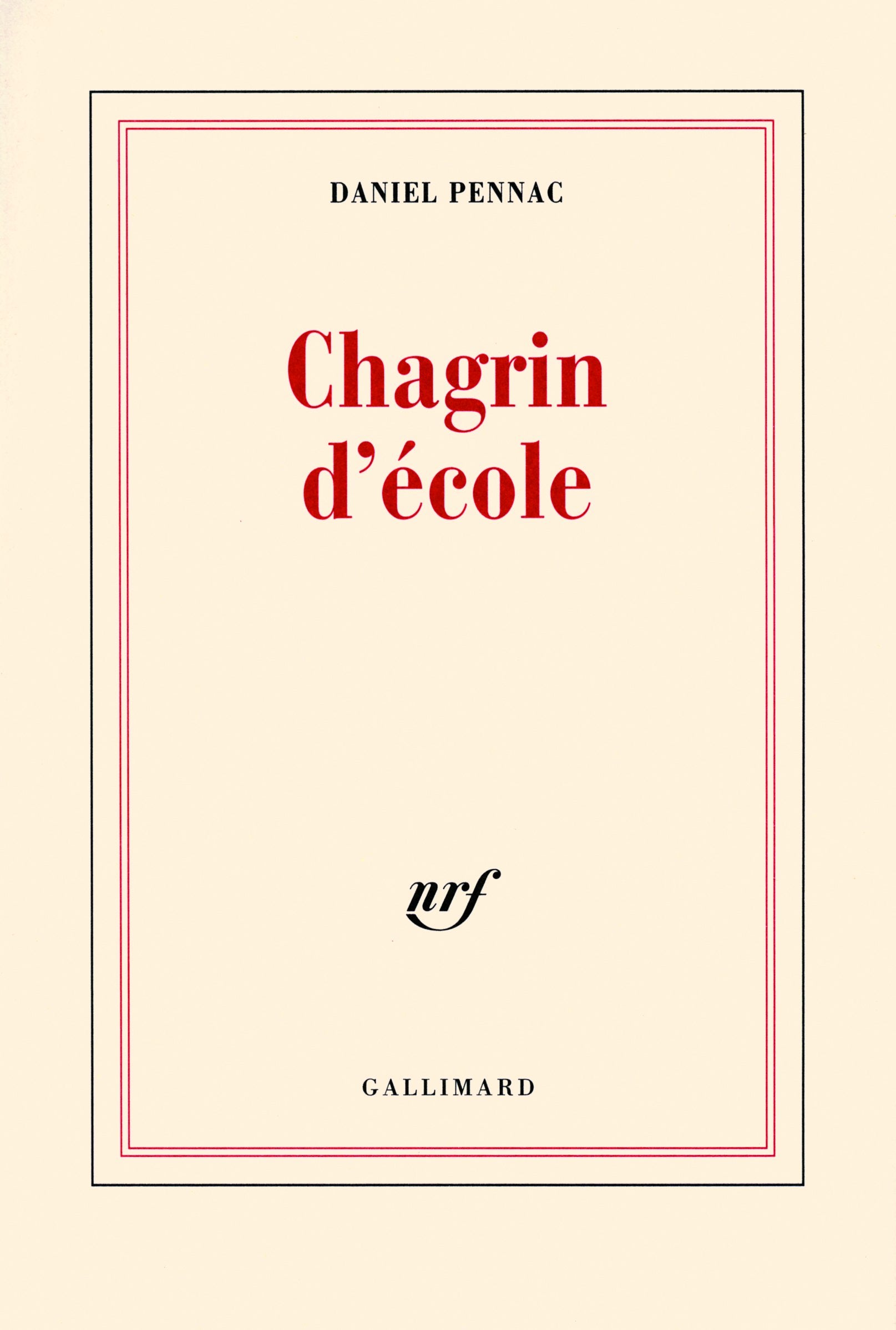 Chagrin d'école 9782070769179