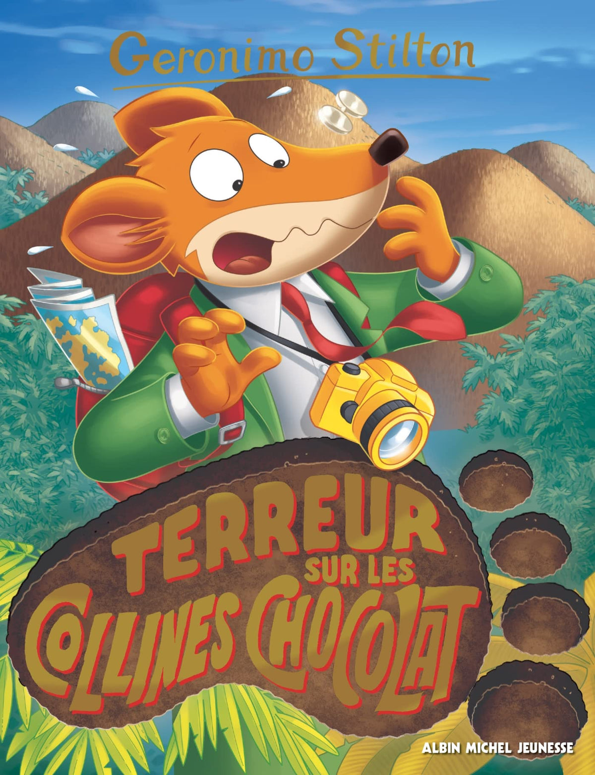 Geronimo Stilton T100 Terreur sur les collines Chocolat (Edition 2022) 9782226476289