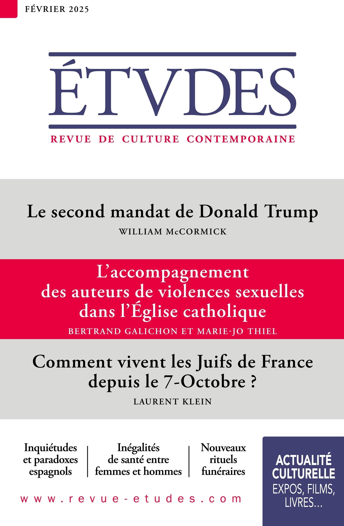 Etudes 4323 - 02-25: FEVRIER 2025 9782370963994