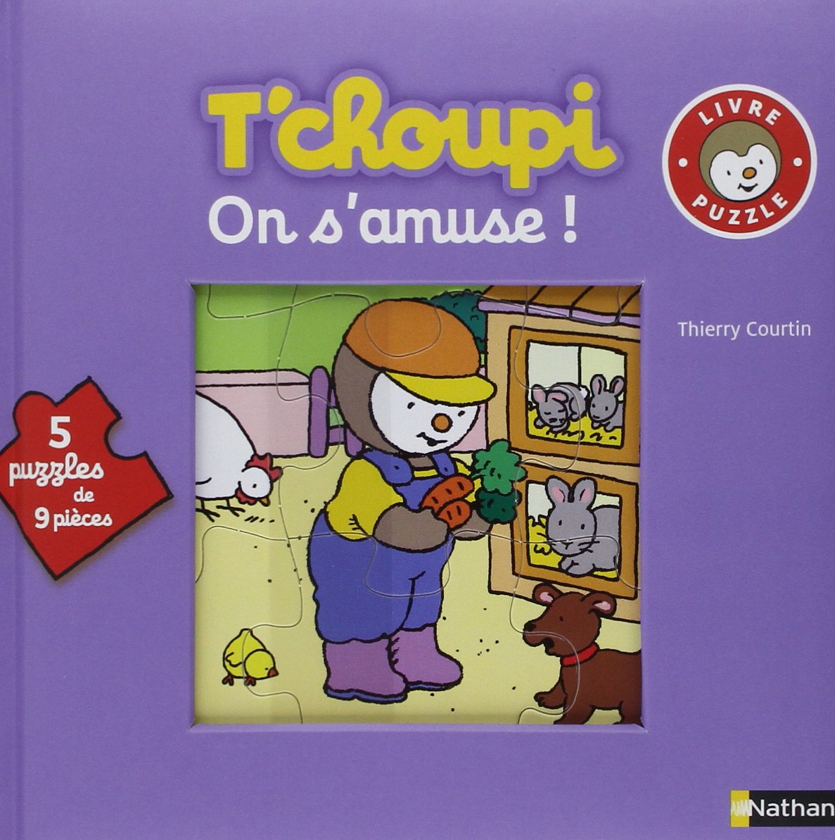 Le livre puzzle de T'choupi - Dès 2 ans: 9 pièces 9782092529294