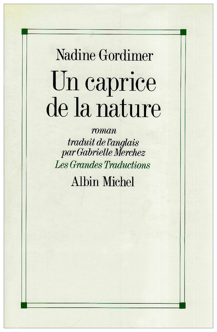 Un caprice de la nature 9782226037763