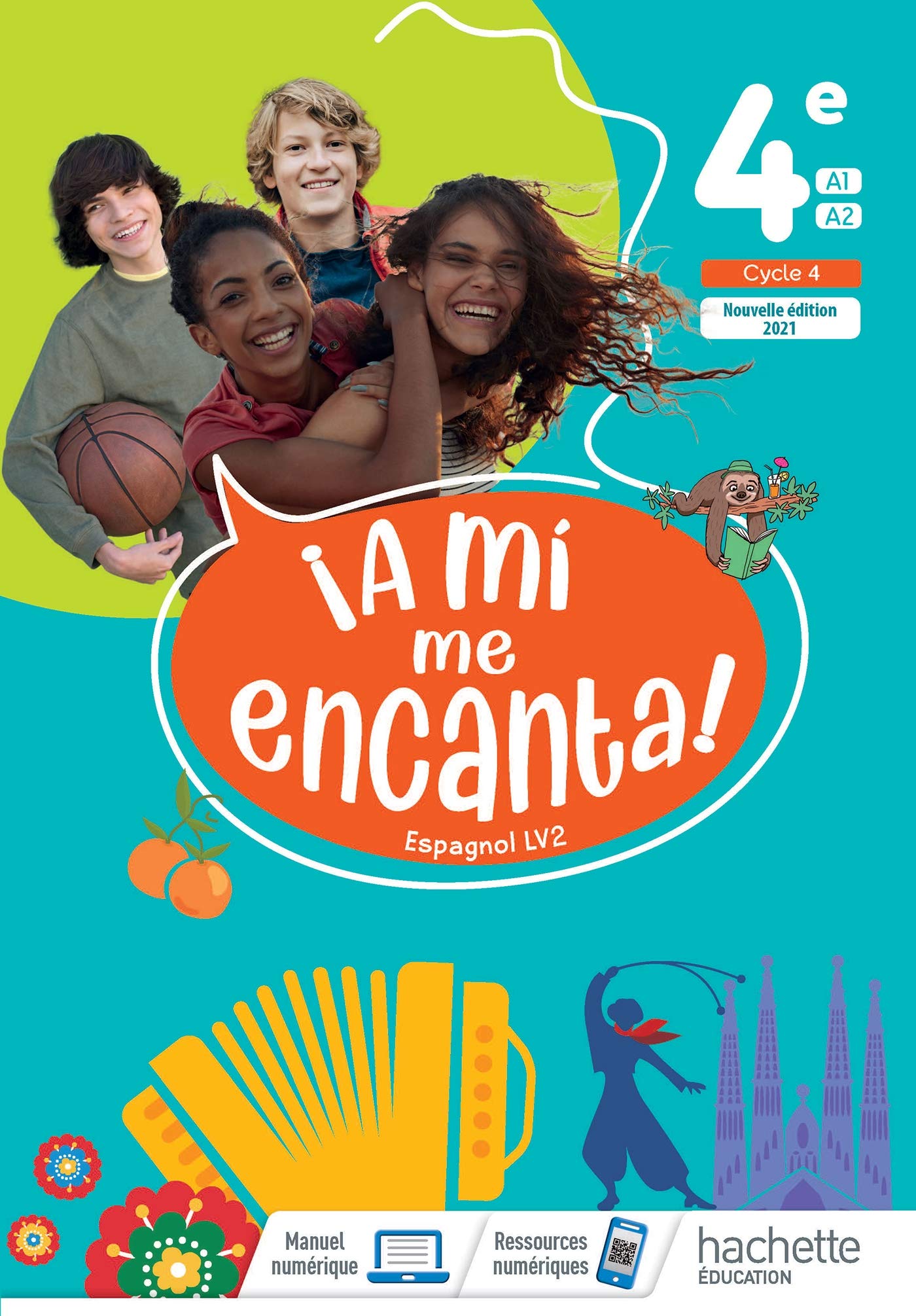 A mi me Encanta 4e - Livre élève - Ed. 2021 9782017030454