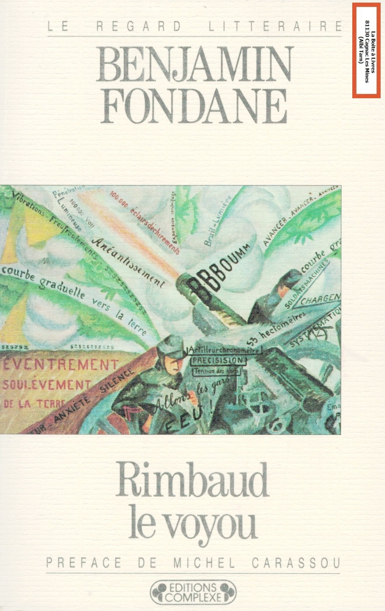 Rimbaud le voyou 9782870273289