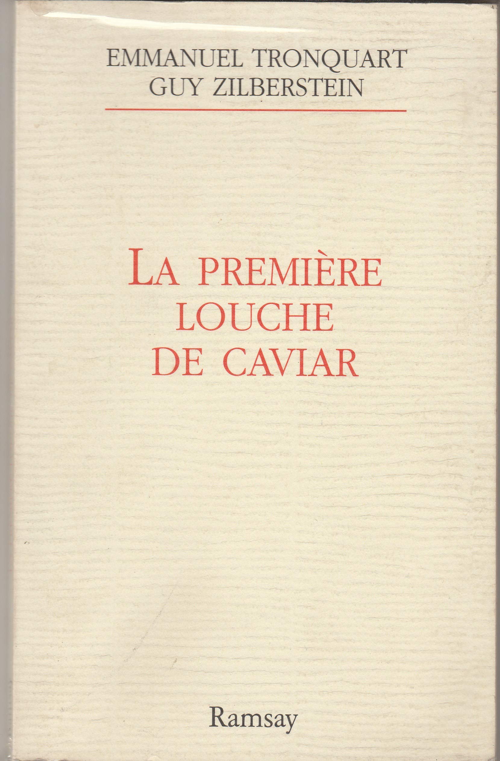 La première louche de caviar 9782841143450