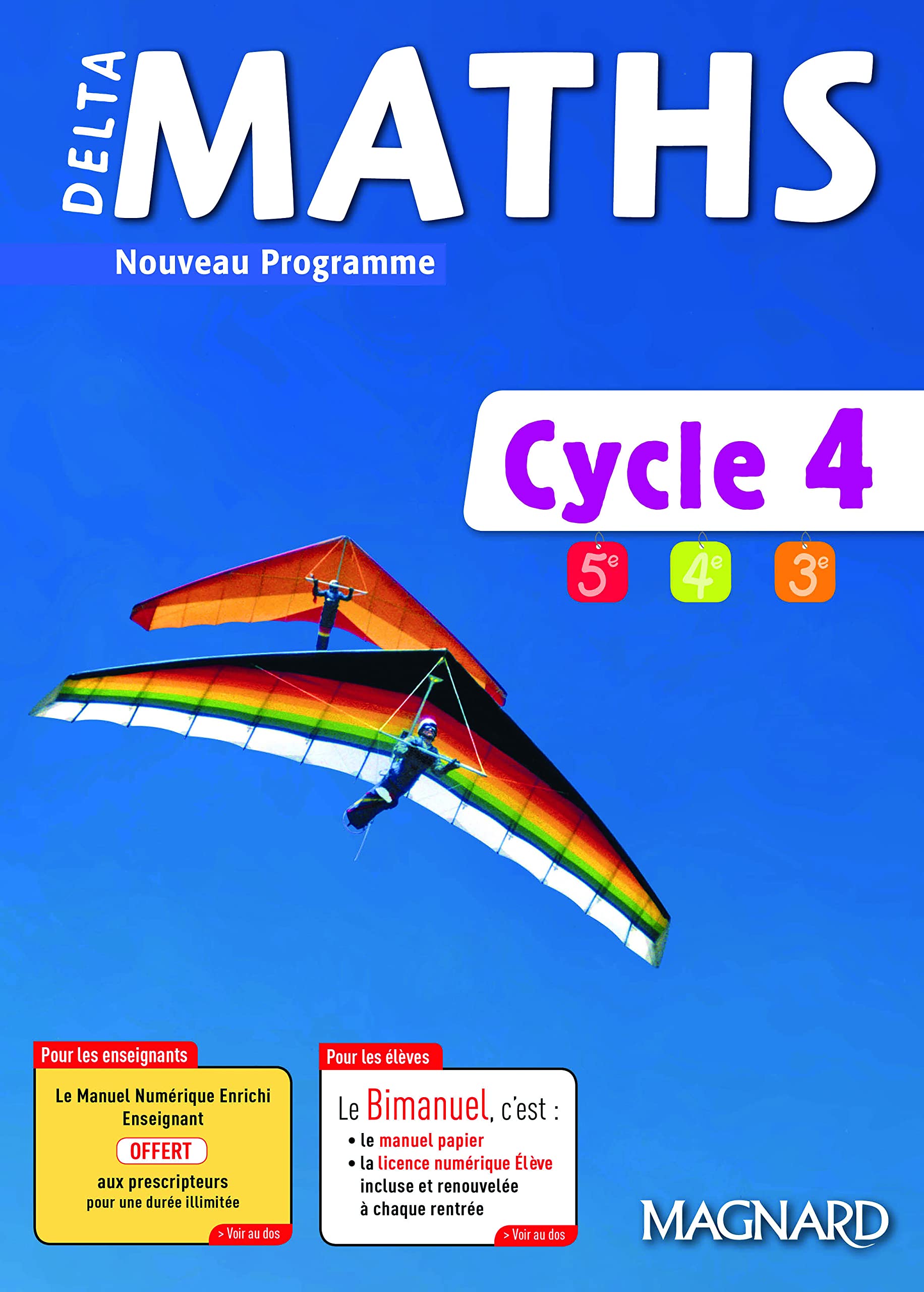 Delta Maths cycle 4 (2017) - Manuel élève 9782210109834