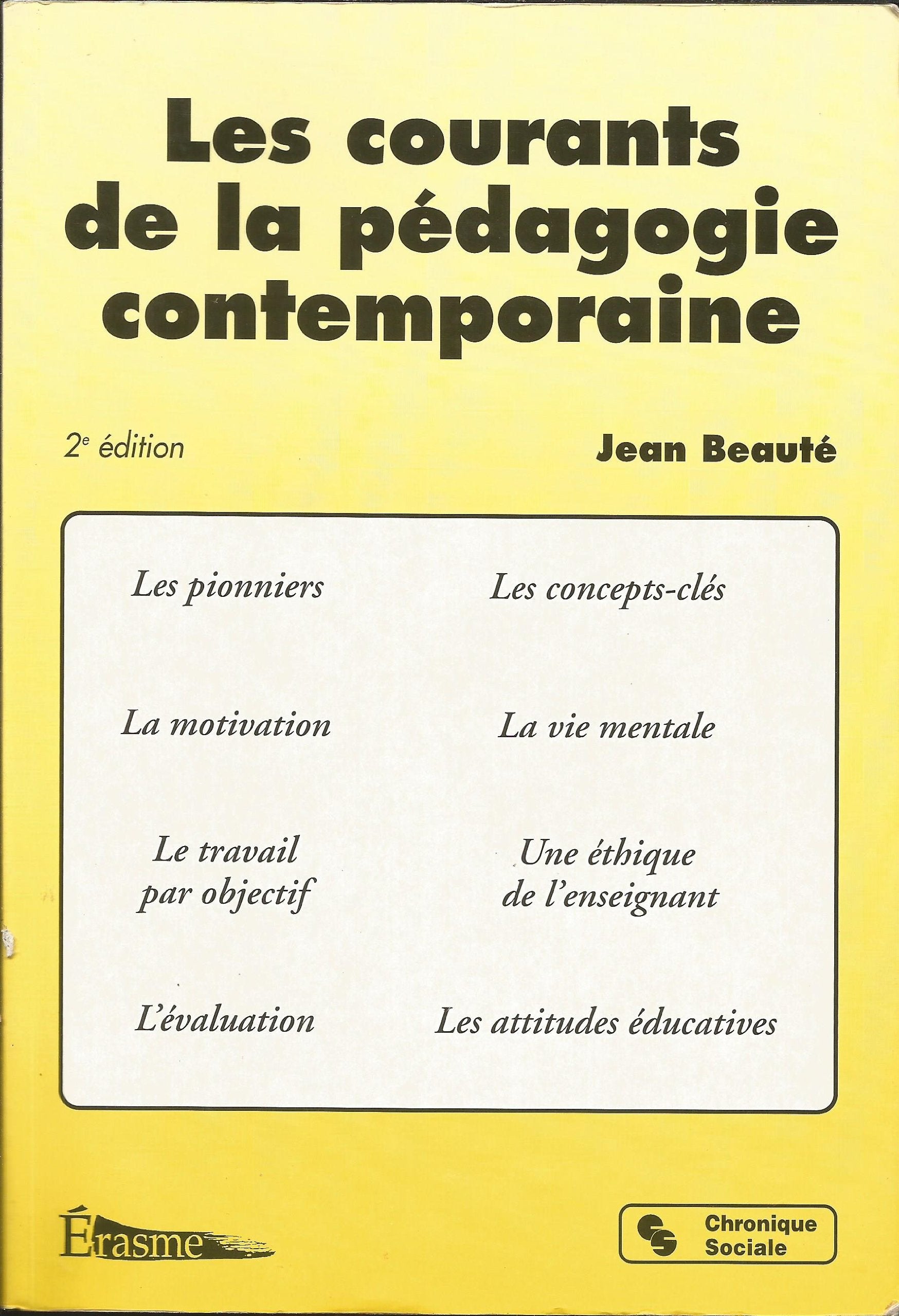 courants de la pedagogie contemporaine 2 ed. (les) 9782850082429